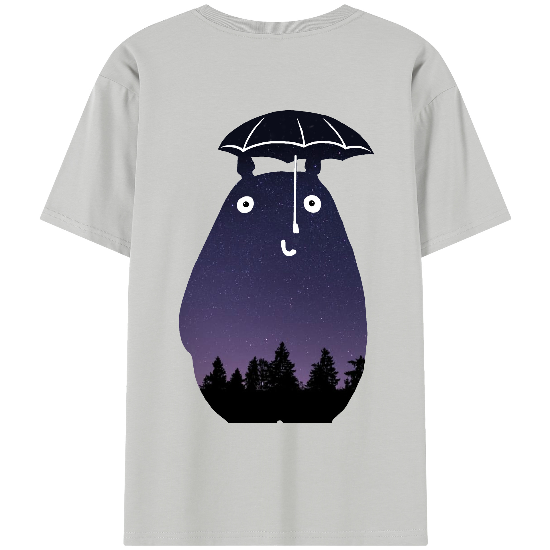 （画像用） となりのトトロ 草壁メイ 草壁サツキ My Neighbor Totoro Satsuki Kusakabe Mei Kusakabe レディース半袖Tシャツ(バックプリント)