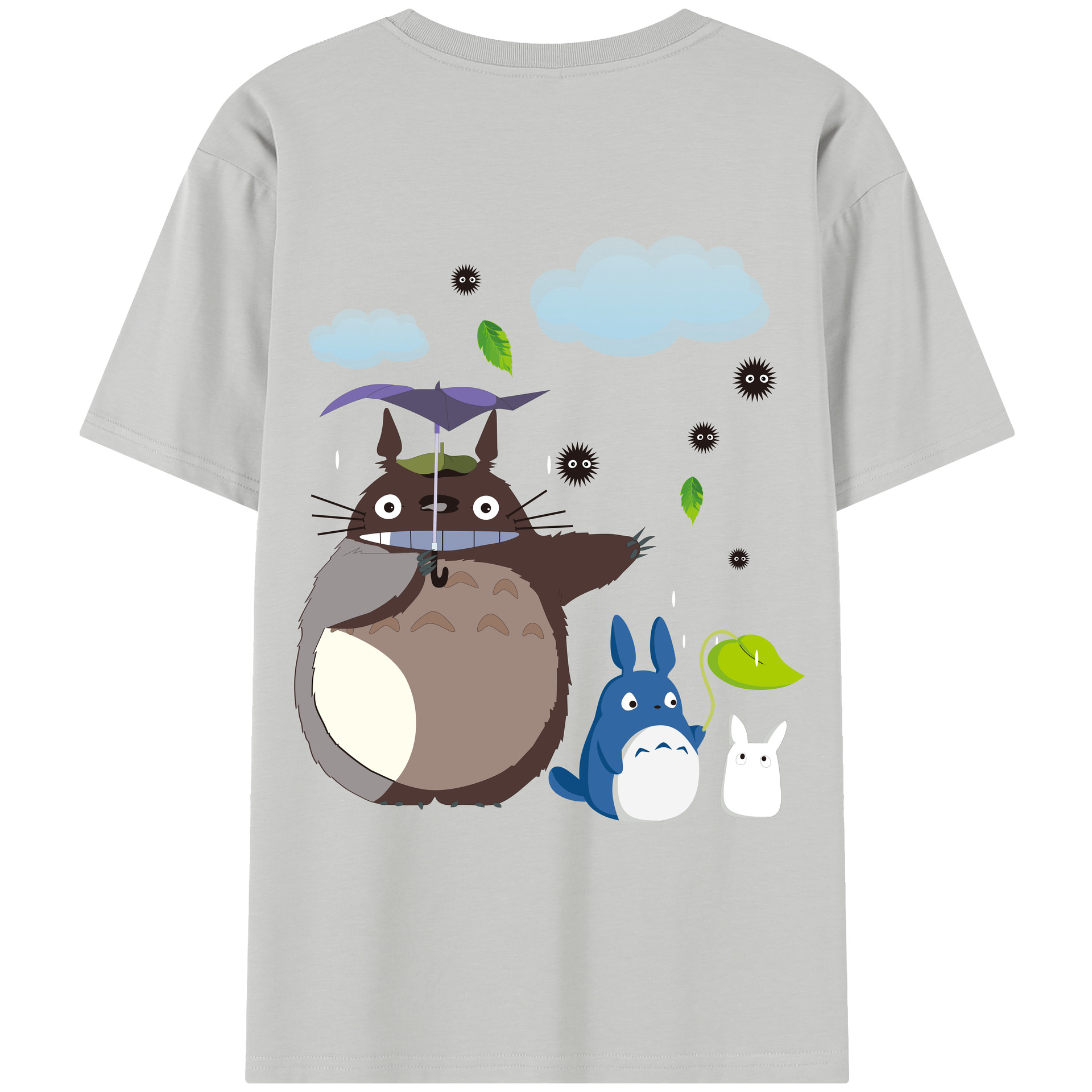 （画像用） となりのトトロ 草壁メイ 草壁サツキ My Neighbor Totoro Satsuki Kusakabe Mei Kusakabe レディース半袖Tシャツ(バックプリント)