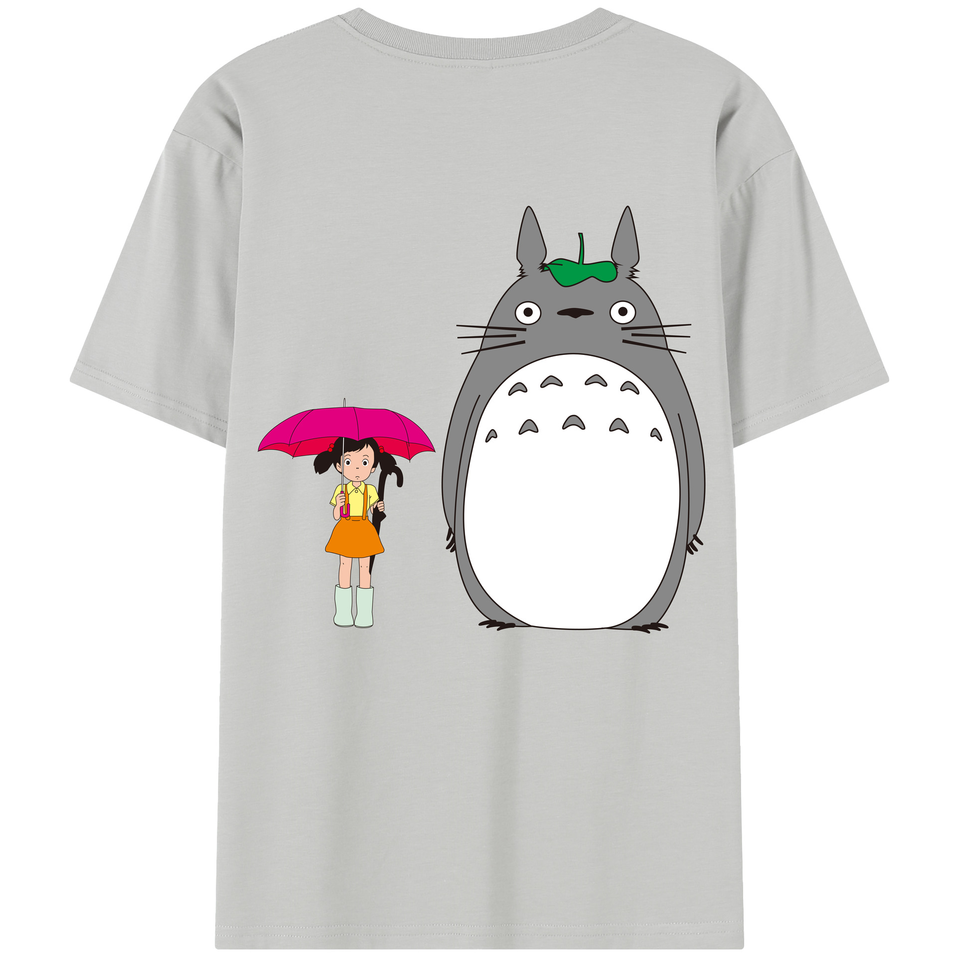 （画像用） となりのトトロ 草壁メイ 草壁サツキ My Neighbor Totoro Satsuki Kusakabe Mei Kusakabe レディース半袖Tシャツ(バックプリント)
