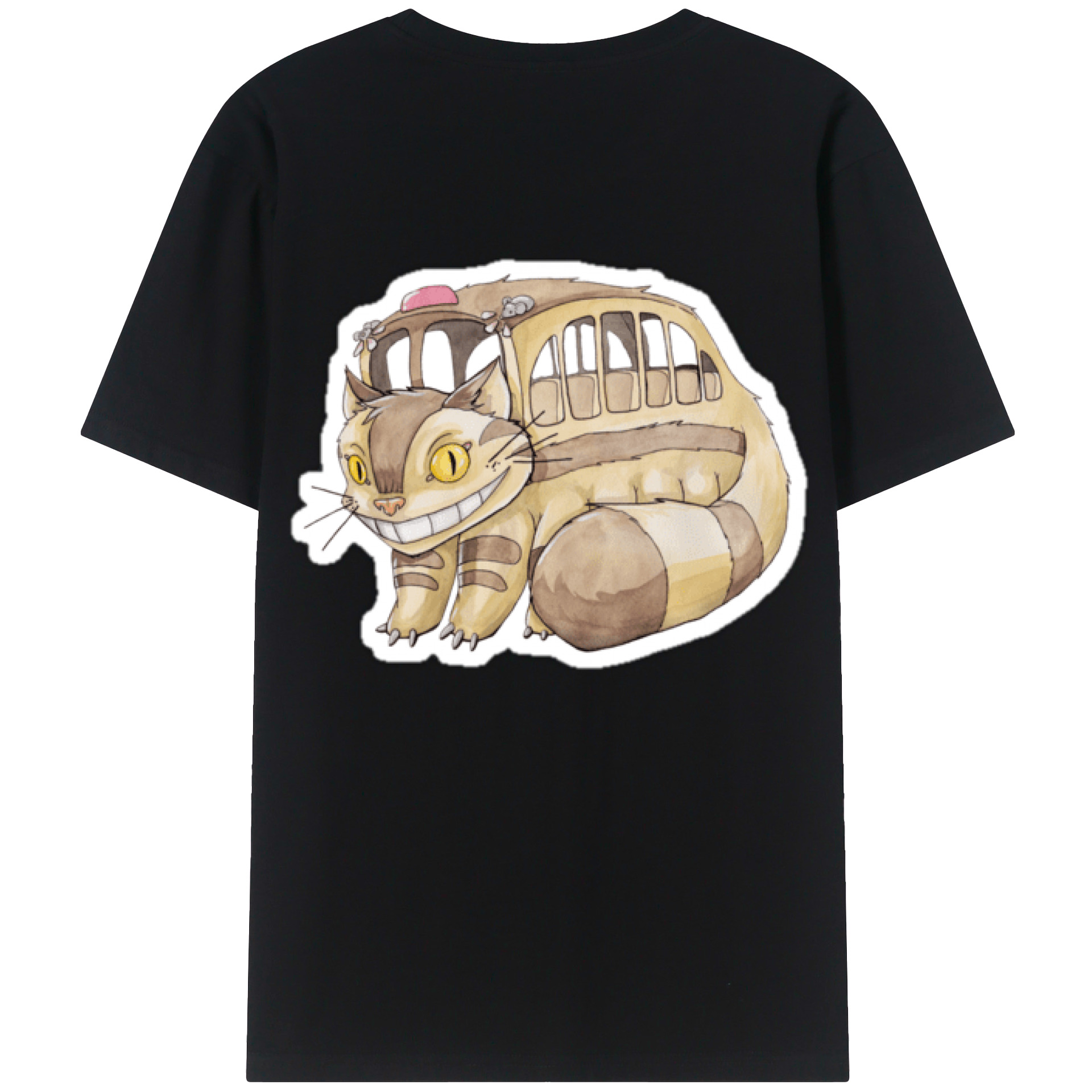（画像用） となりのトトロ 草壁メイ 草壁サツキ My Neighbor Totoro Satsuki Kusakabe Mei Kusakabe レディース半袖Tシャツ(バックプリント)