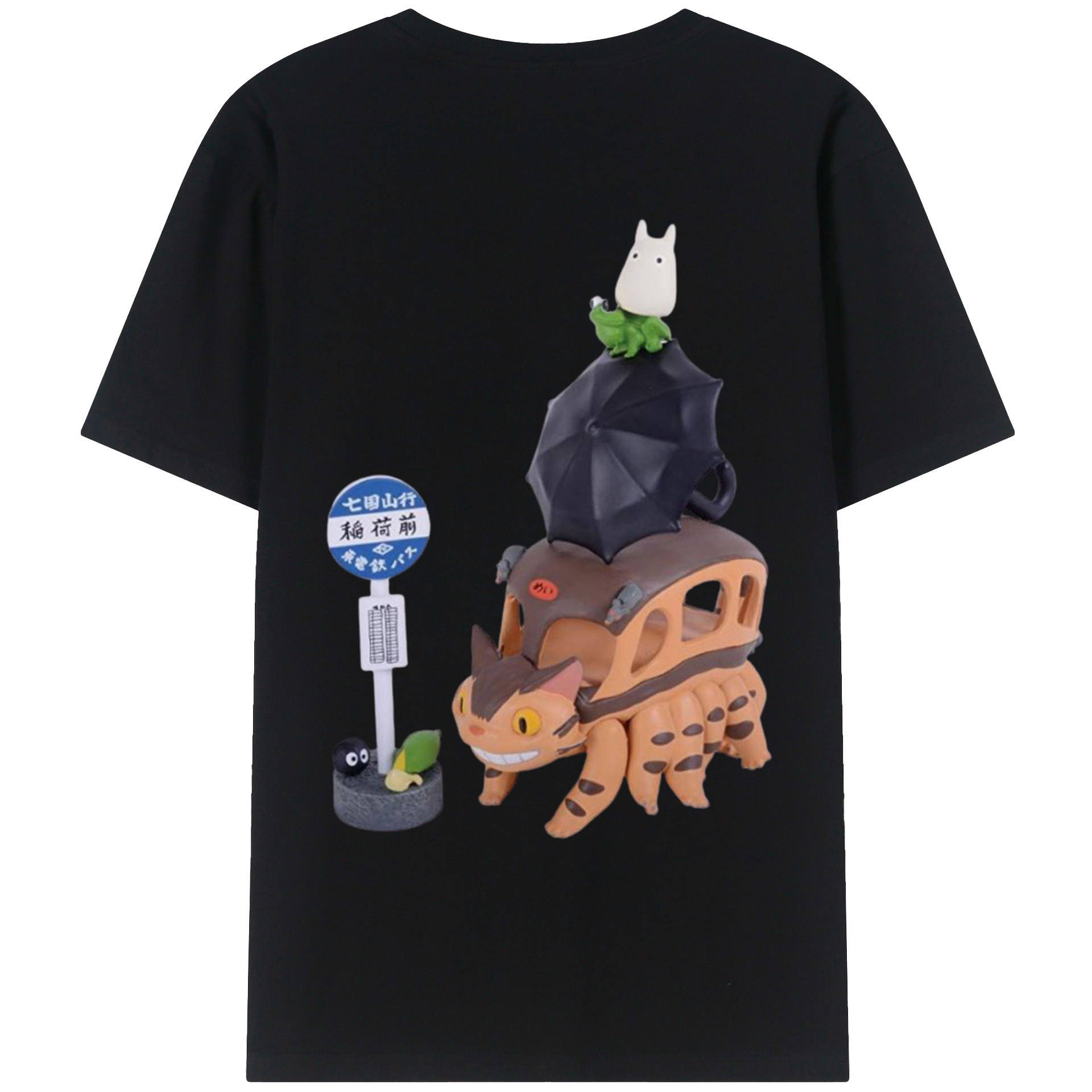 （画像用） となりのトトロ 草壁メイ 草壁サツキ My Neighbor Totoro Satsuki Kusakabe Mei Kusakabe レディース半袖Tシャツ(バックプリント)