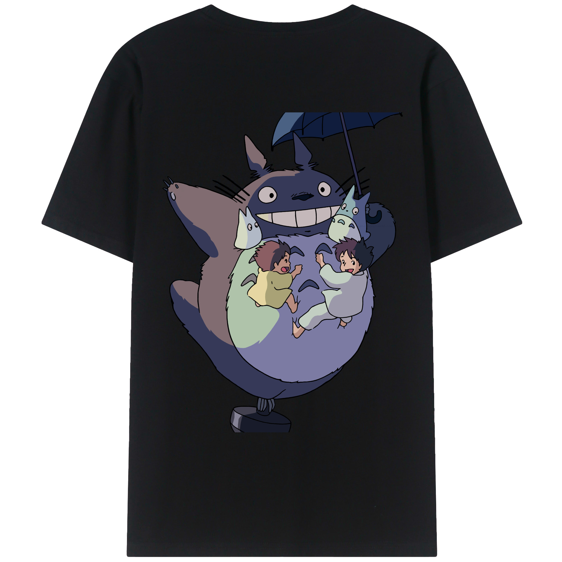 （画像用） となりのトトロ 草壁メイ 草壁サツキ My Neighbor Totoro Satsuki Kusakabe Mei Kusakabe レディース半袖Tシャツ(バックプリント)