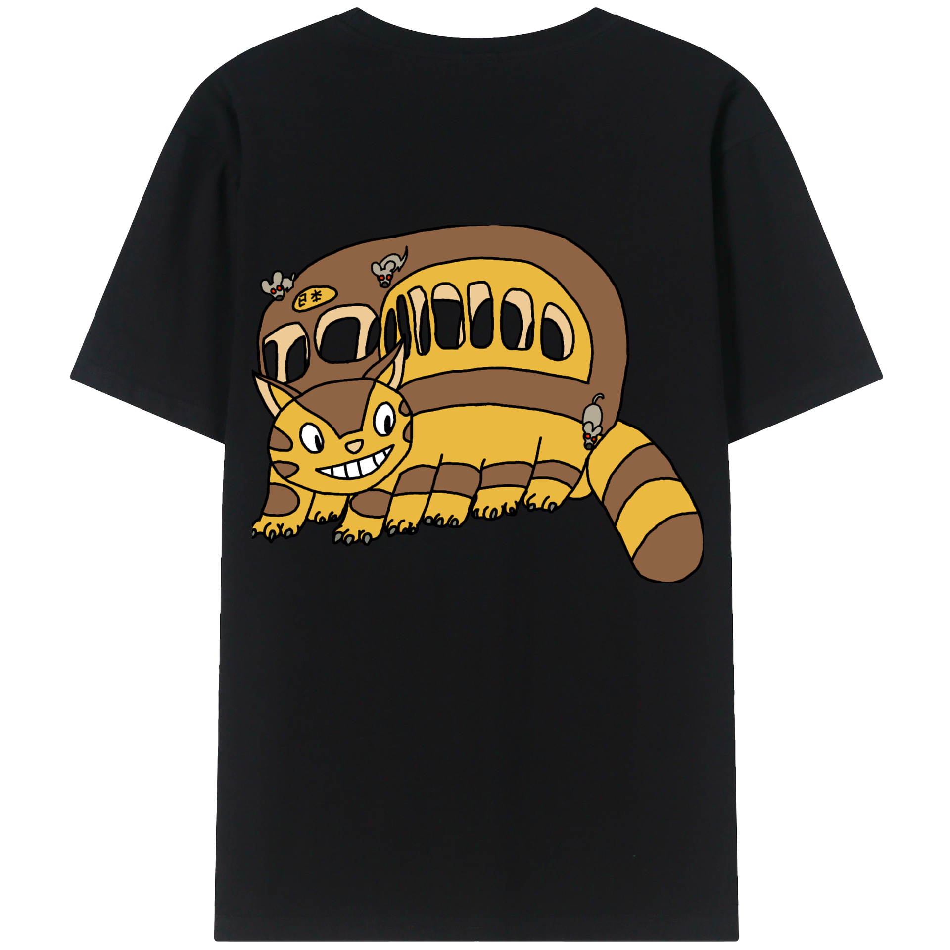 （画像用） となりのトトロ 草壁メイ 草壁サツキ My Neighbor Totoro Satsuki Kusakabe Mei Kusakabe レディース半袖Tシャツ(バックプリント)