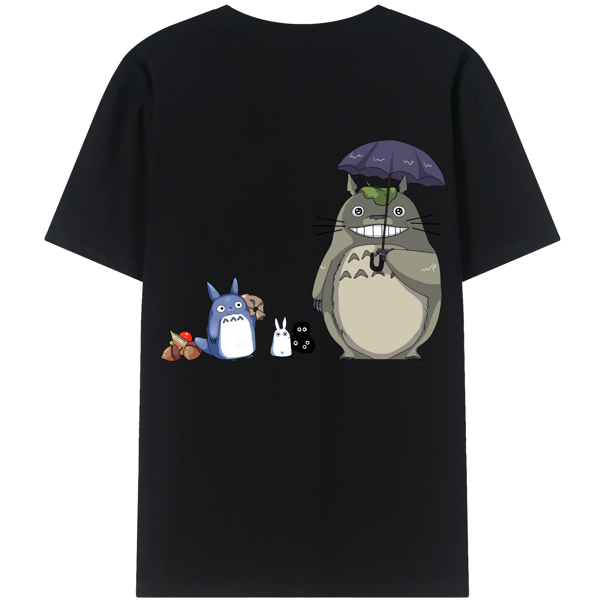 （画像用） となりのトトロ 草壁メイ 草壁サツキ My Neighbor Totoro Satsuki Kusakabe Mei Kusakabe レディース半袖Tシャツ(バックプリント)