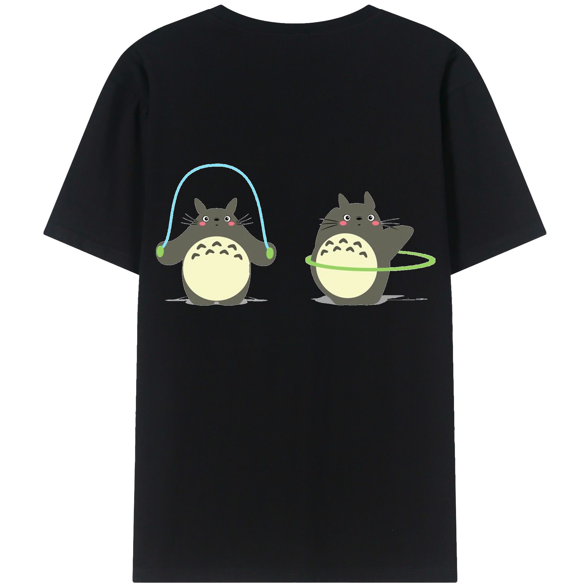 （画像用） となりのトトロ 草壁メイ 草壁サツキ My Neighbor Totoro Satsuki Kusakabe Mei Kusakabe レディース半袖Tシャツ(バックプリント)