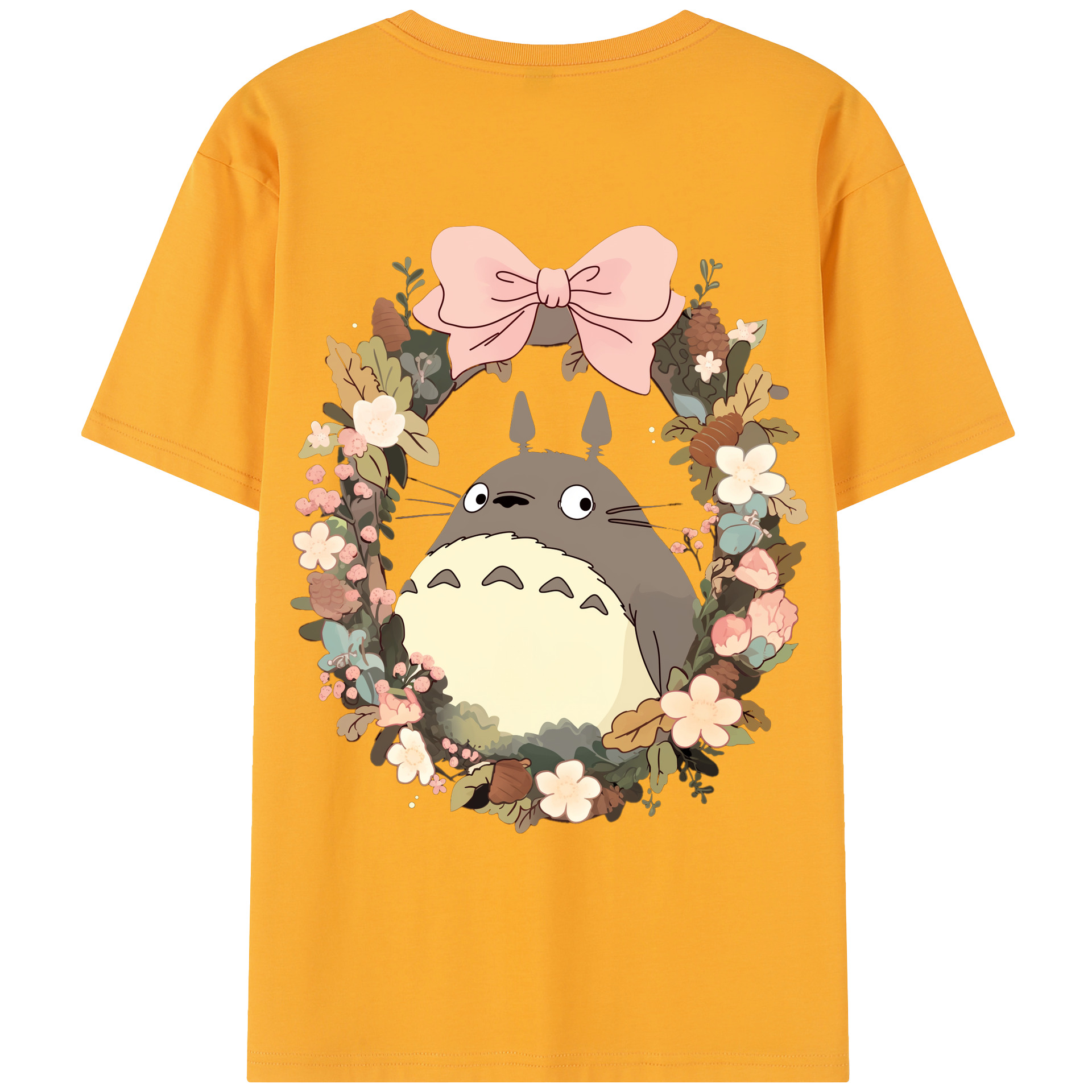 （画像用） となりのトトロ 草壁メイ 草壁サツキ My Neighbor Totoro Satsuki Kusakabe Mei Kusakabe レディース半袖Tシャツ(バックプリント)
