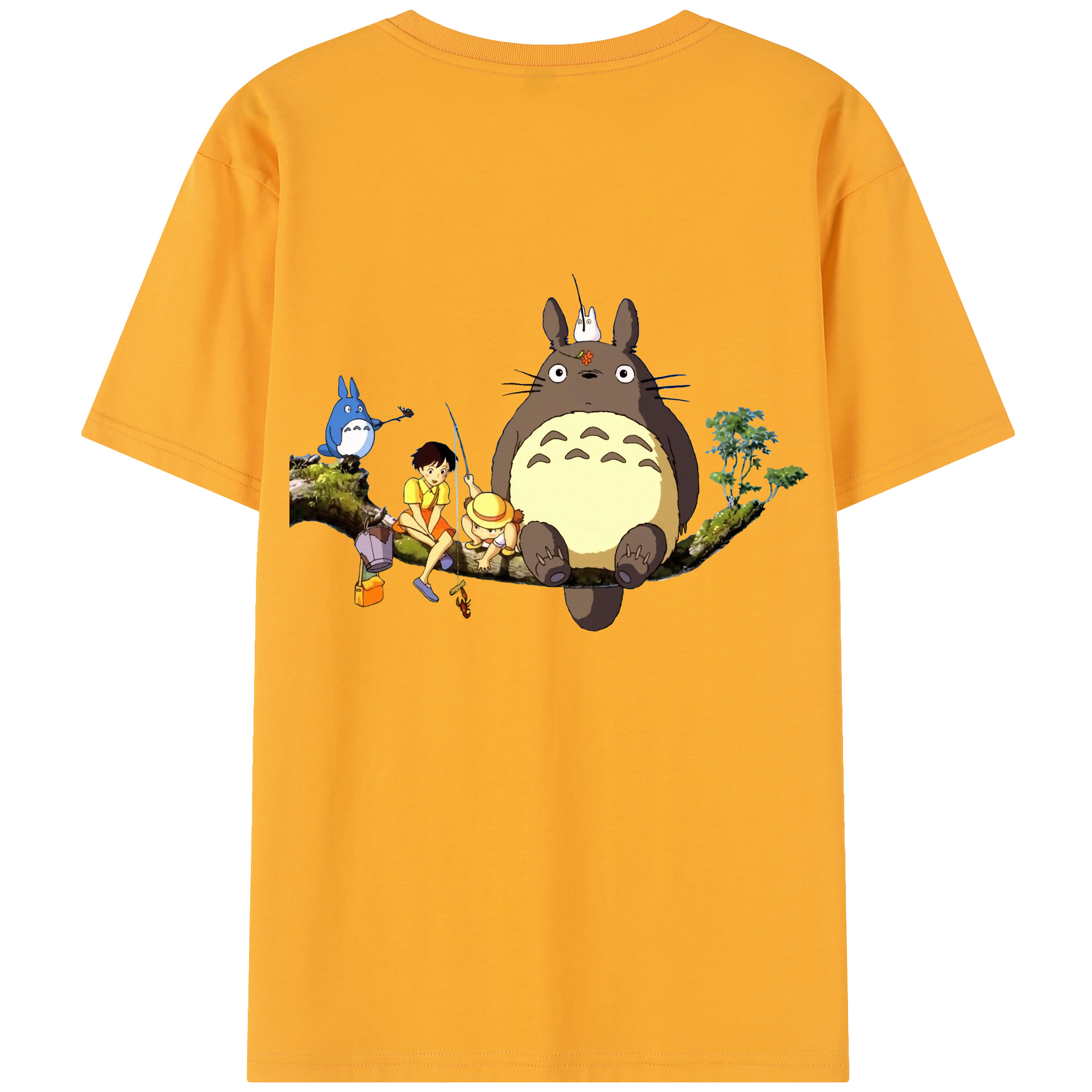 （画像用） となりのトトロ 草壁メイ 草壁サツキ My Neighbor Totoro Satsuki Kusakabe Mei Kusakabe レディース半袖Tシャツ(バックプリント)