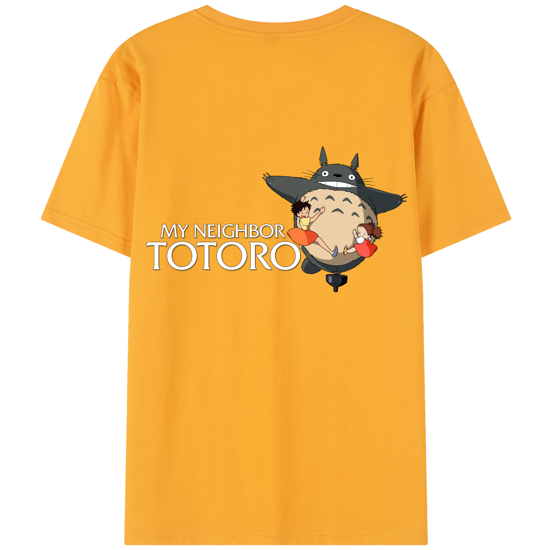 （画像用） となりのトトロ 草壁メイ 草壁サツキ My Neighbor Totoro Satsuki Kusakabe Mei Kusakabe レディース半袖Tシャツ(バックプリント)