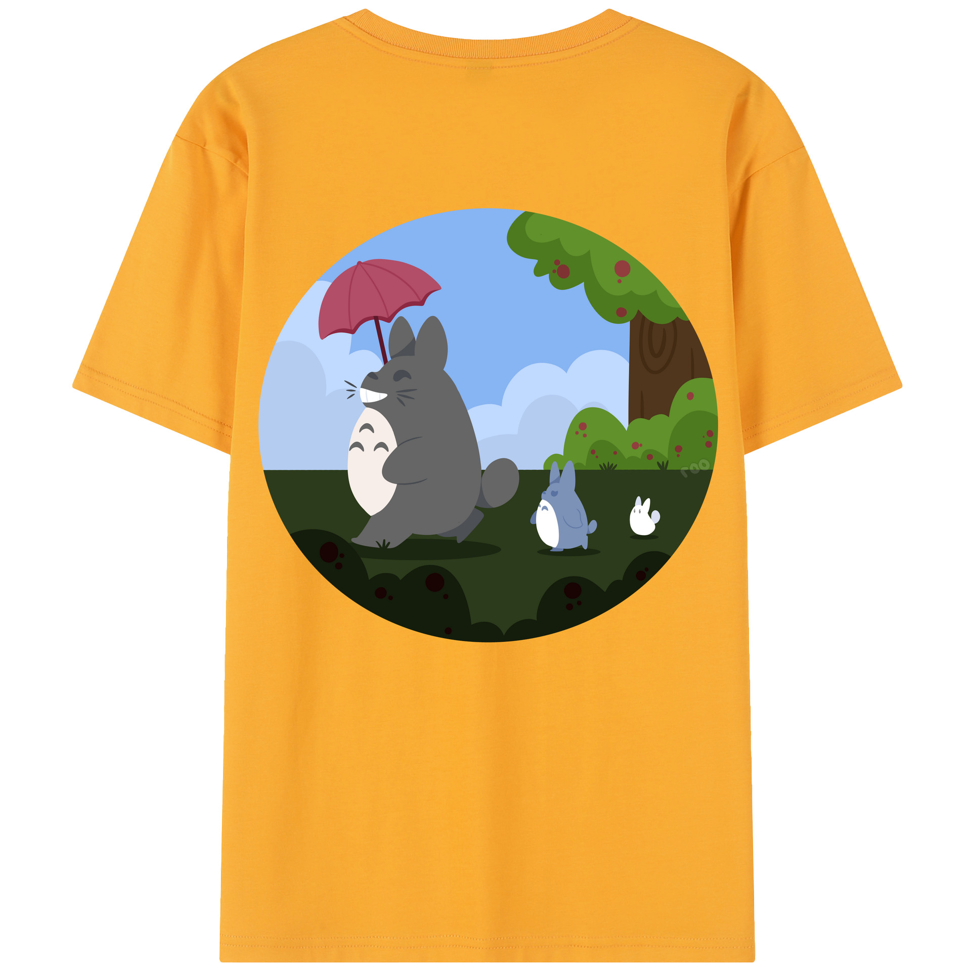 （画像用） となりのトトロ 草壁メイ 草壁サツキ My Neighbor Totoro Satsuki Kusakabe Mei Kusakabe レディース半袖Tシャツ(バックプリント)