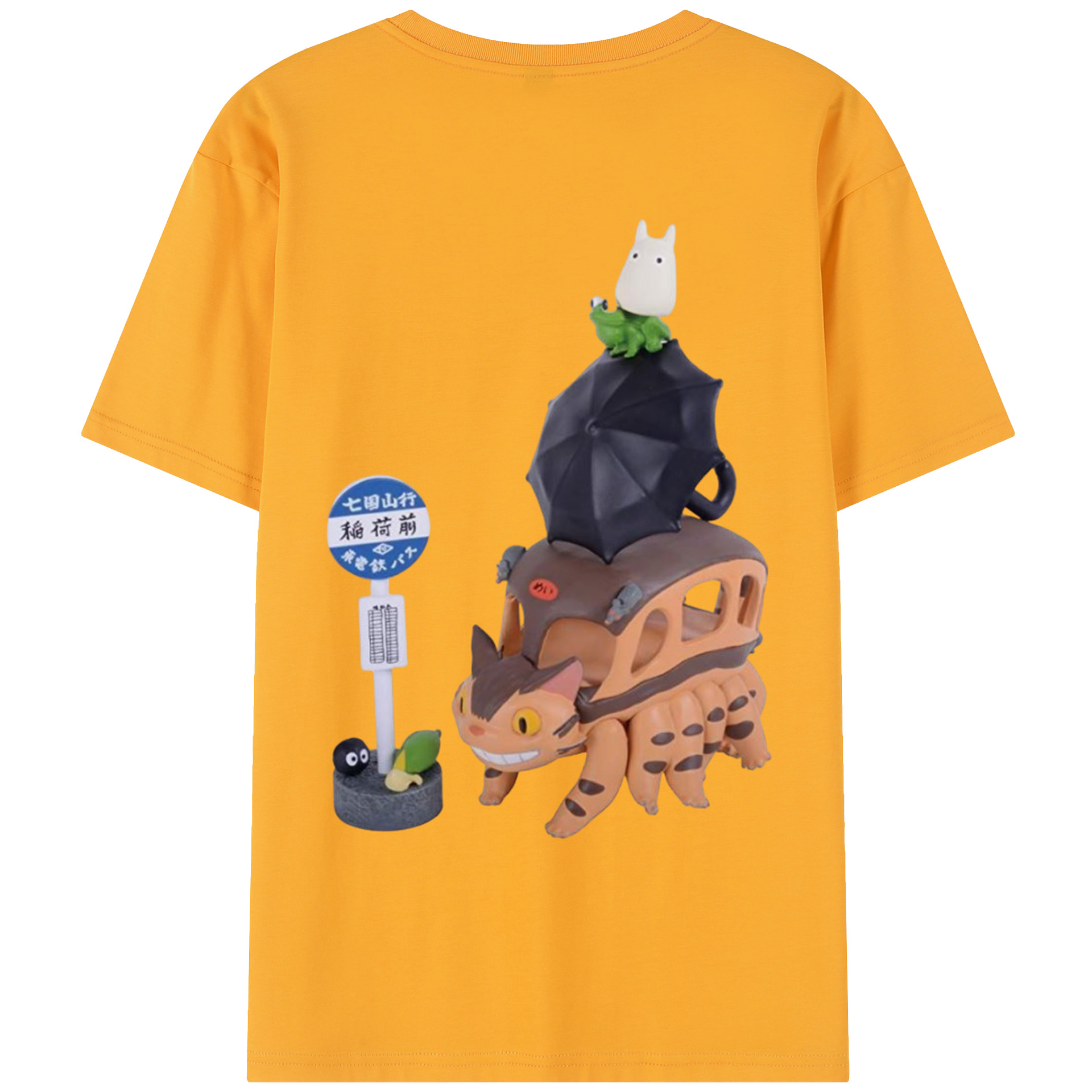 （画像用） となりのトトロ 草壁メイ 草壁サツキ My Neighbor Totoro Satsuki Kusakabe Mei Kusakabe レディース半袖Tシャツ(バックプリント)