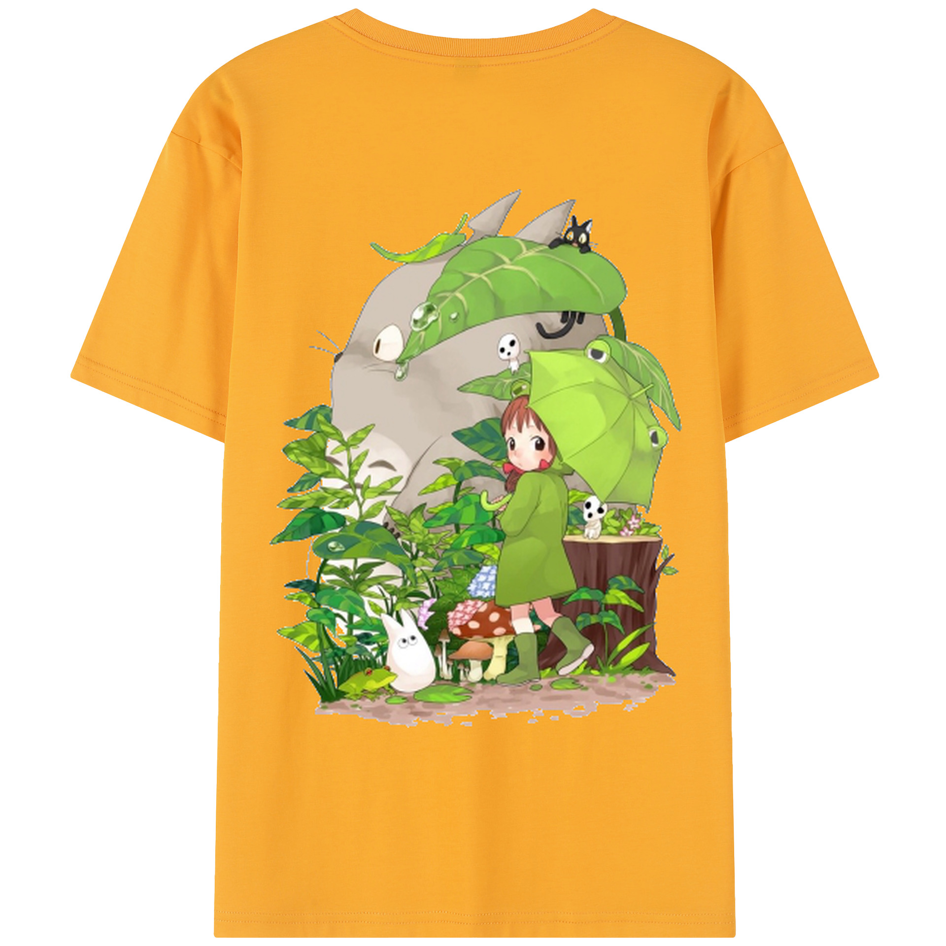 （画像用） となりのトトロ 草壁メイ 草壁サツキ My Neighbor Totoro Satsuki Kusakabe Mei Kusakabe レディース半袖Tシャツ(バックプリント)