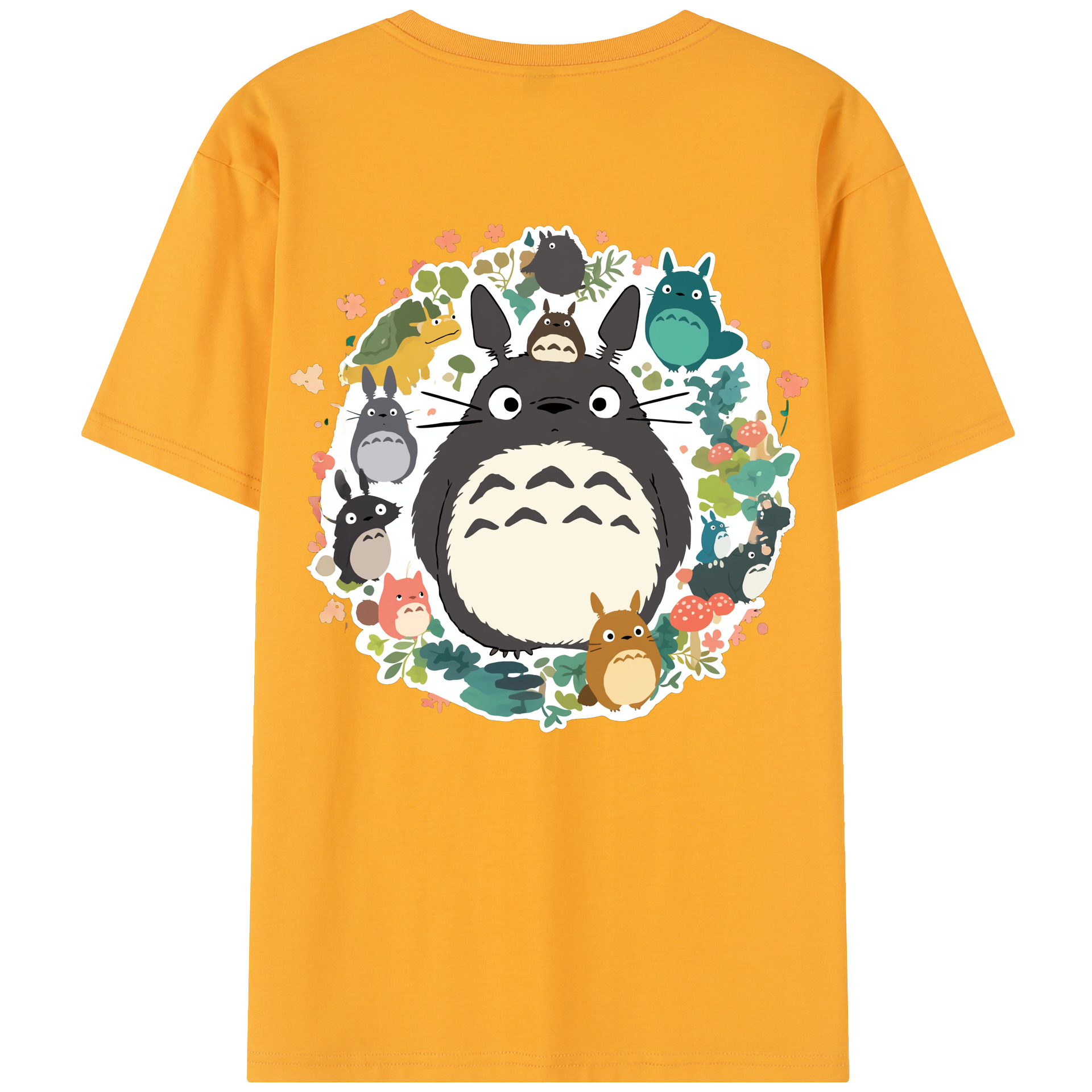 （画像用） となりのトトロ 草壁メイ 草壁サツキ My Neighbor Totoro Satsuki Kusakabe Mei Kusakabe レディース半袖Tシャツ(バックプリント)