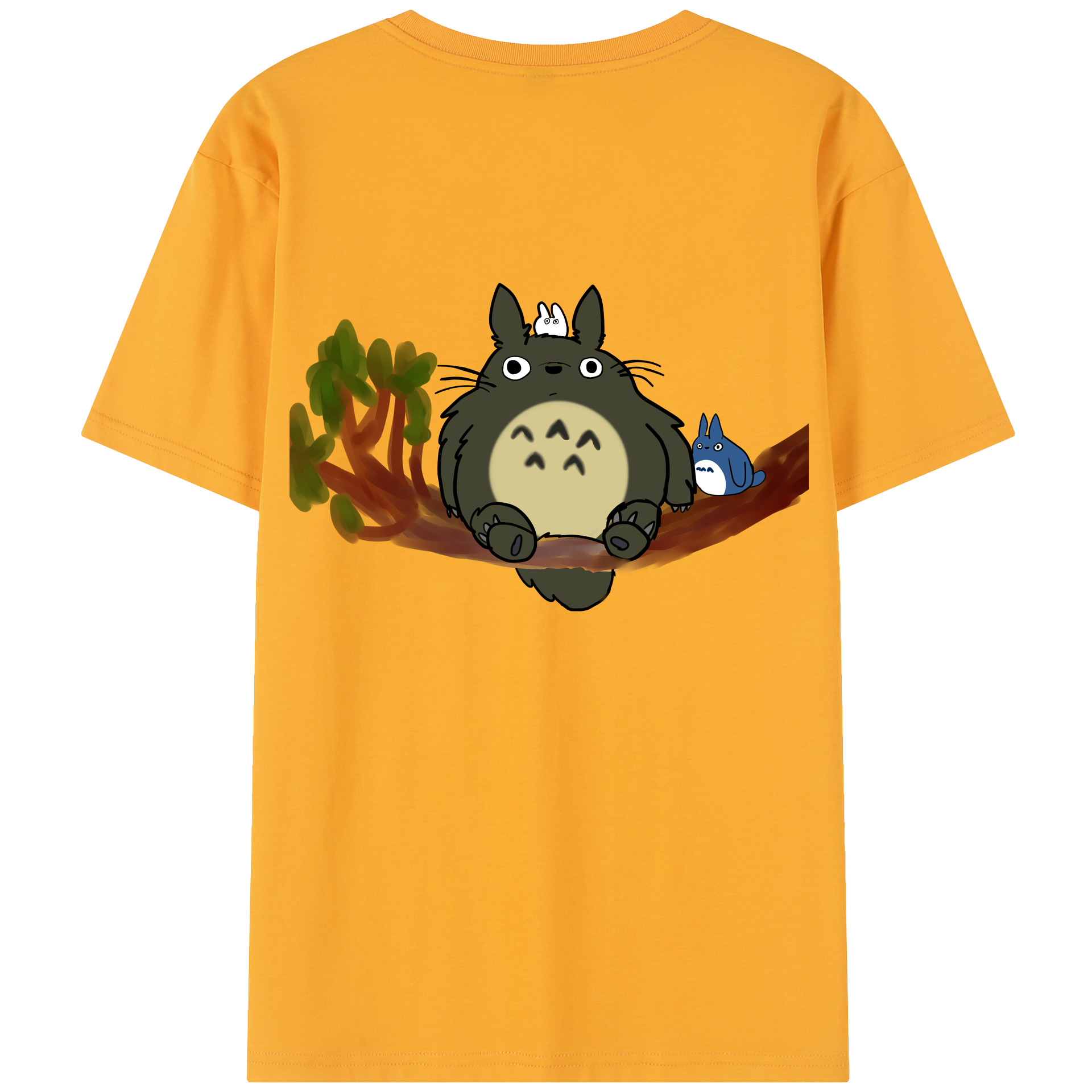（画像用） となりのトトロ 草壁メイ 草壁サツキ My Neighbor Totoro Satsuki Kusakabe Mei Kusakabe レディース半袖Tシャツ(バックプリント)