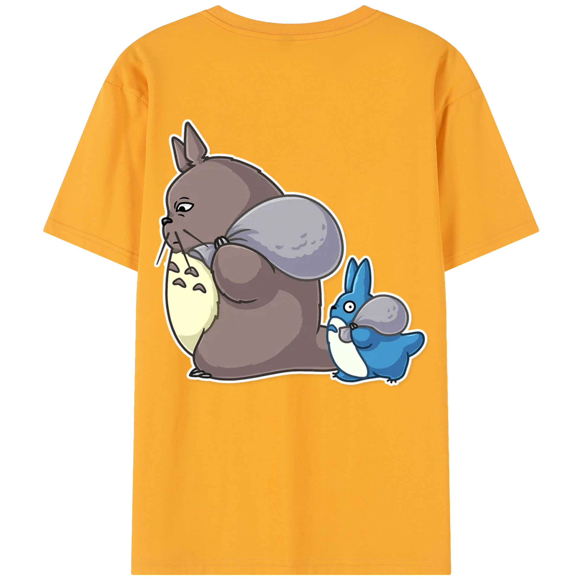 （画像用） となりのトトロ 草壁メイ 草壁サツキ My Neighbor Totoro Satsuki Kusakabe Mei Kusakabe レディース半袖Tシャツ(バックプリント)