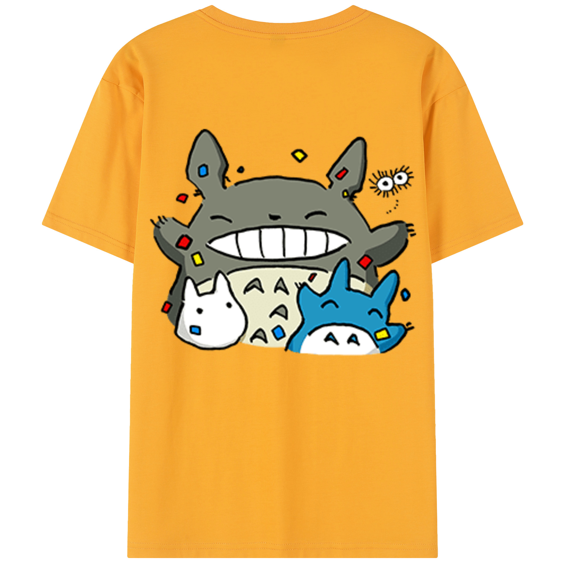 （画像用） となりのトトロ 草壁メイ 草壁サツキ My Neighbor Totoro Satsuki Kusakabe Mei Kusakabe レディース半袖Tシャツ(バックプリント)