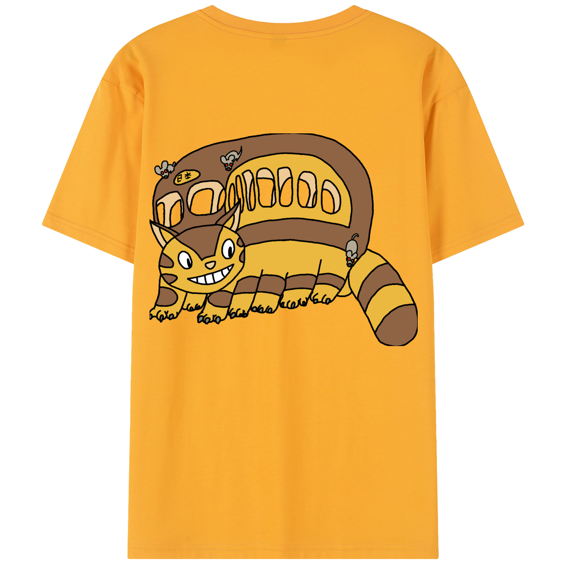 （画像用） となりのトトロ 草壁メイ 草壁サツキ My Neighbor Totoro Satsuki Kusakabe Mei Kusakabe レディース半袖Tシャツ(バックプリント)