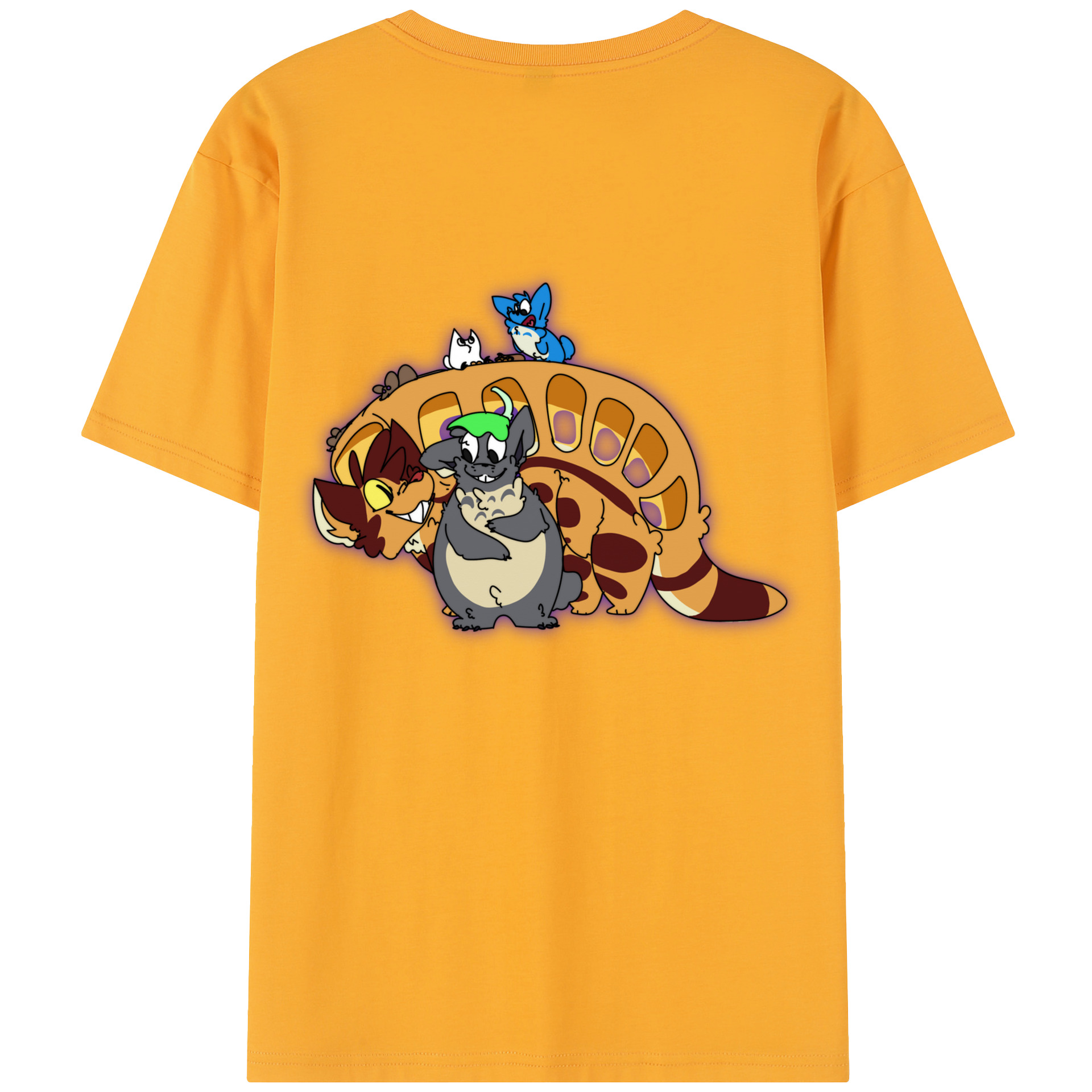 （画像用） となりのトトロ 草壁メイ 草壁サツキ My Neighbor Totoro Satsuki Kusakabe Mei Kusakabe レディース半袖Tシャツ(バックプリント)