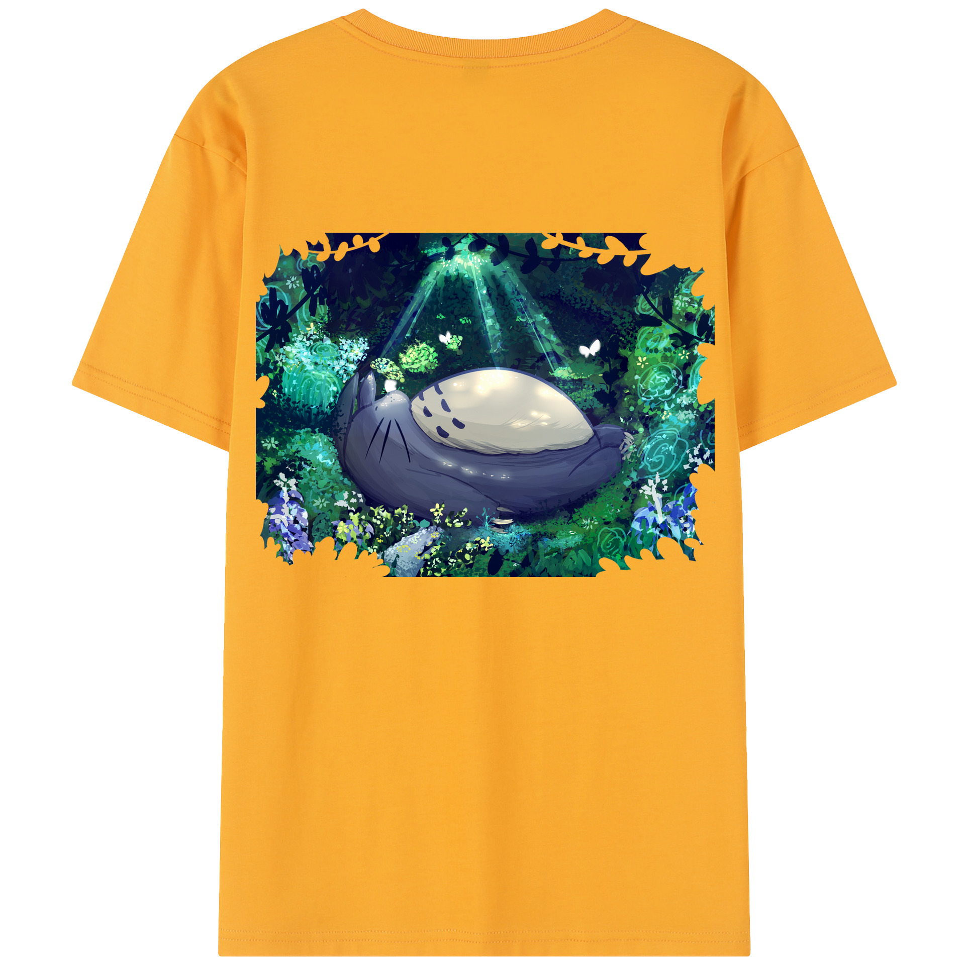 （画像用） となりのトトロ 草壁メイ 草壁サツキ My Neighbor Totoro Satsuki Kusakabe Mei Kusakabe レディース半袖Tシャツ(バックプリント)