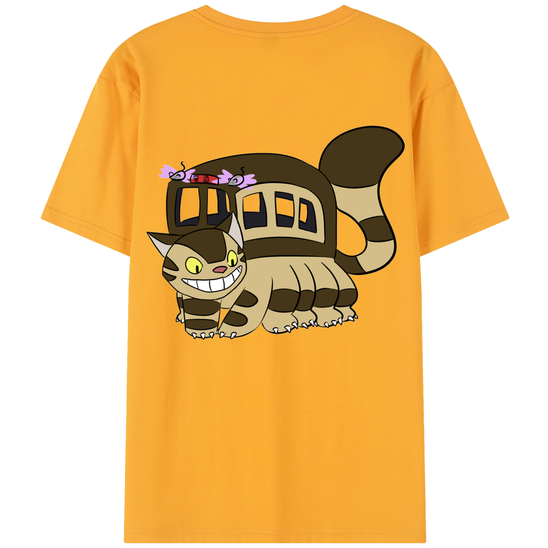 （画像用） となりのトトロ 草壁メイ 草壁サツキ My Neighbor Totoro Satsuki Kusakabe Mei Kusakabe レディース半袖Tシャツ(バックプリント)