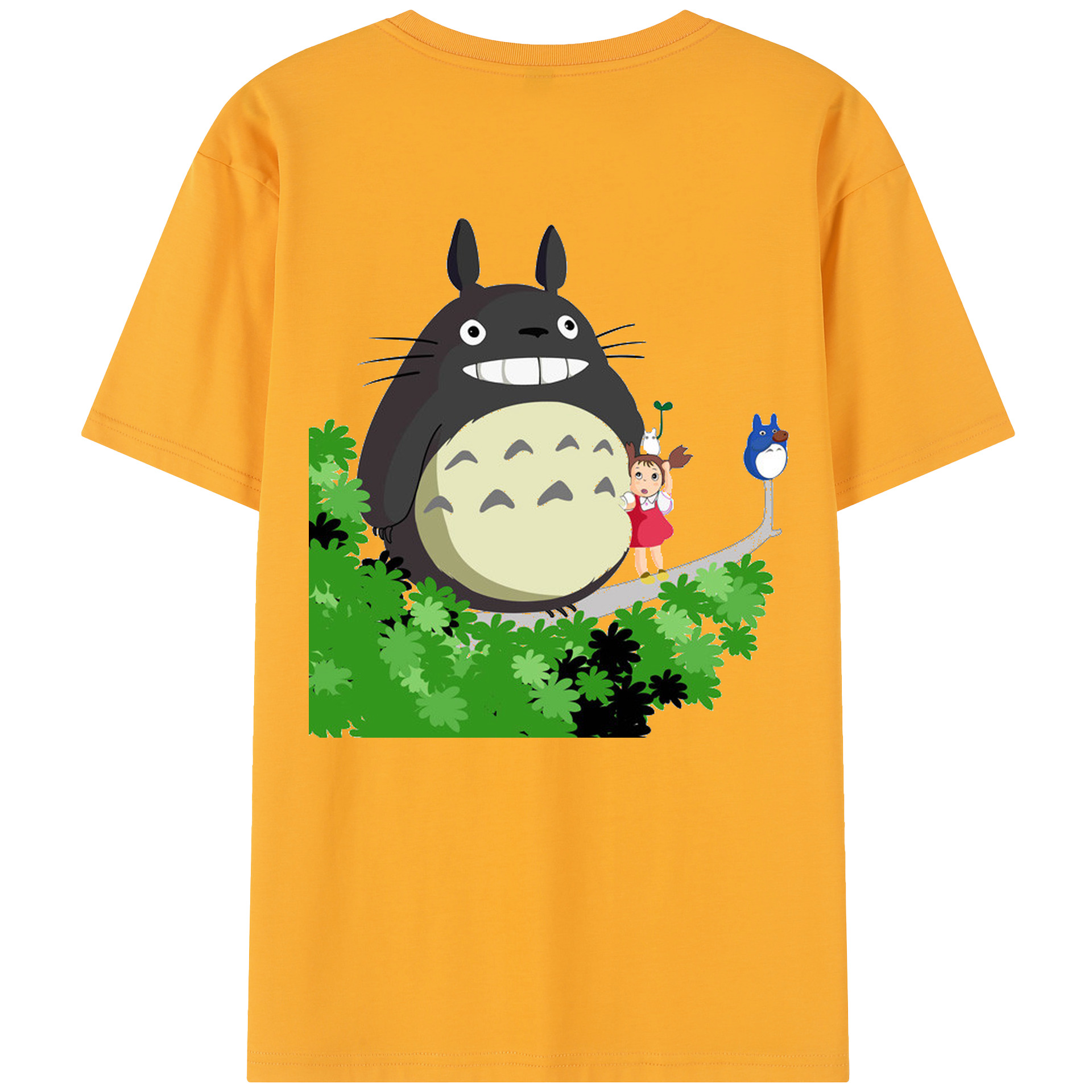 （画像用） となりのトトロ 草壁メイ 草壁サツキ My Neighbor Totoro Satsuki Kusakabe Mei Kusakabe レディース半袖Tシャツ(バックプリント)
