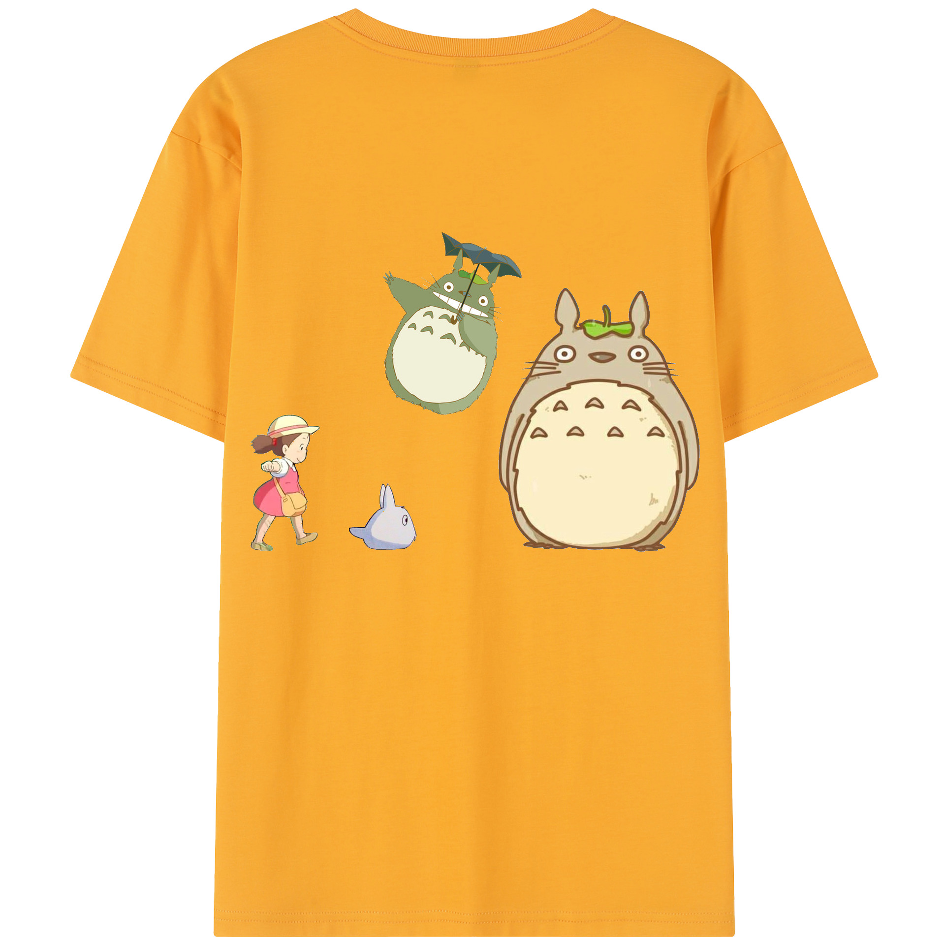 （画像用） となりのトトロ 草壁メイ 草壁サツキ My Neighbor Totoro Satsuki Kusakabe Mei Kusakabe レディース半袖Tシャツ(バックプリント)