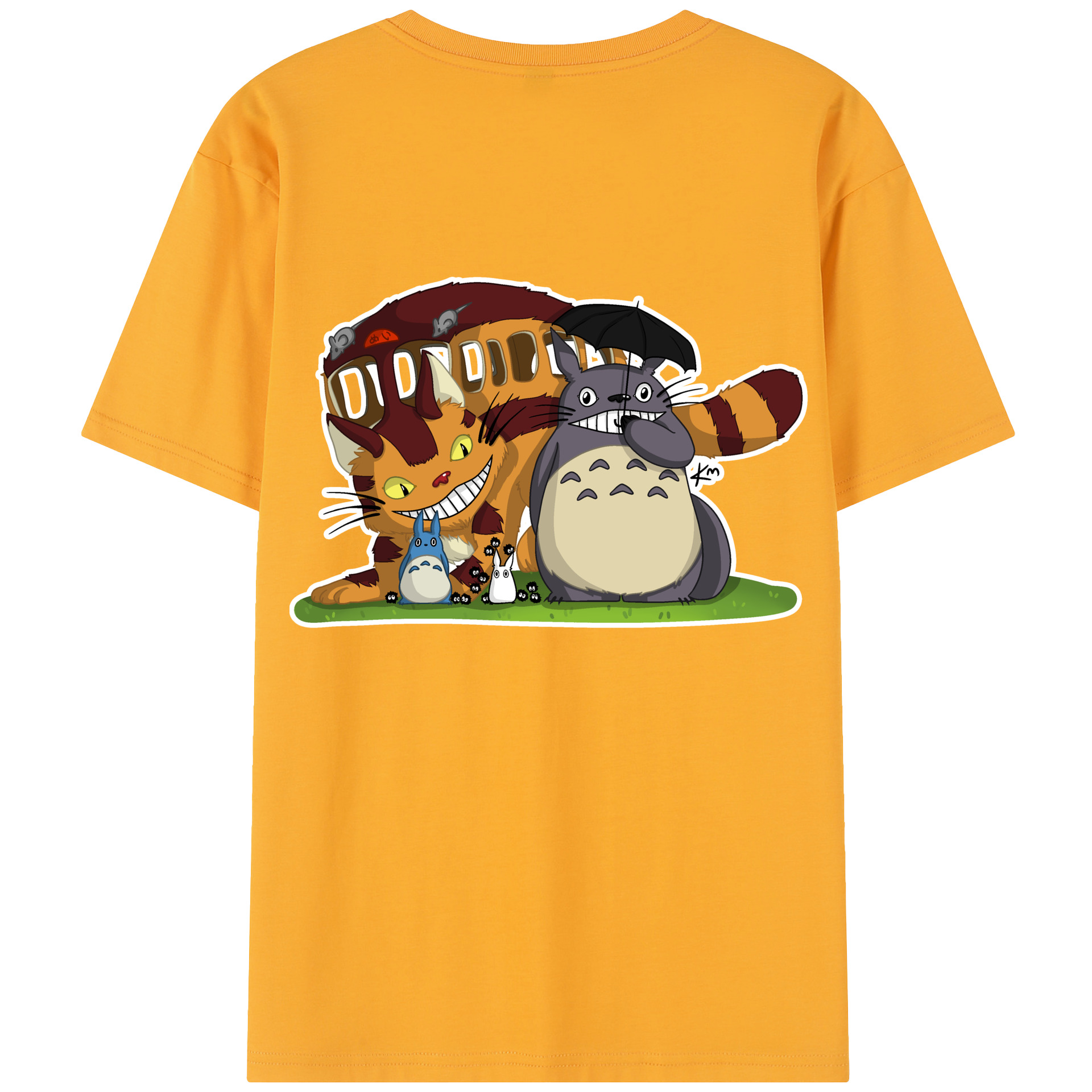 （画像用） となりのトトロ 草壁メイ 草壁サツキ My Neighbor Totoro Satsuki Kusakabe Mei Kusakabe レディース半袖Tシャツ(バックプリント)