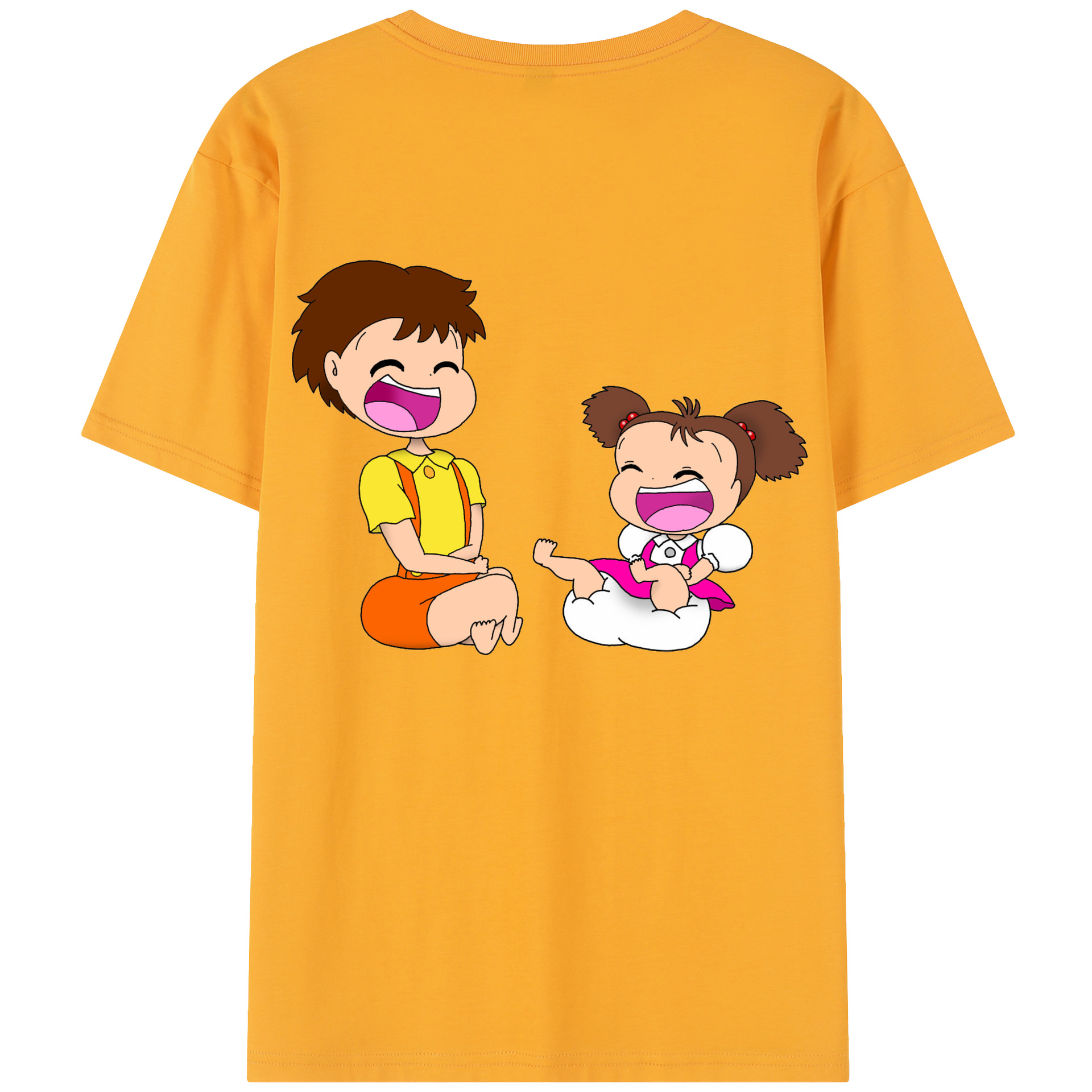 （画像用） となりのトトロ 草壁メイ 草壁サツキ My Neighbor Totoro Satsuki Kusakabe Mei Kusakabe レディース半袖Tシャツ(バックプリント)