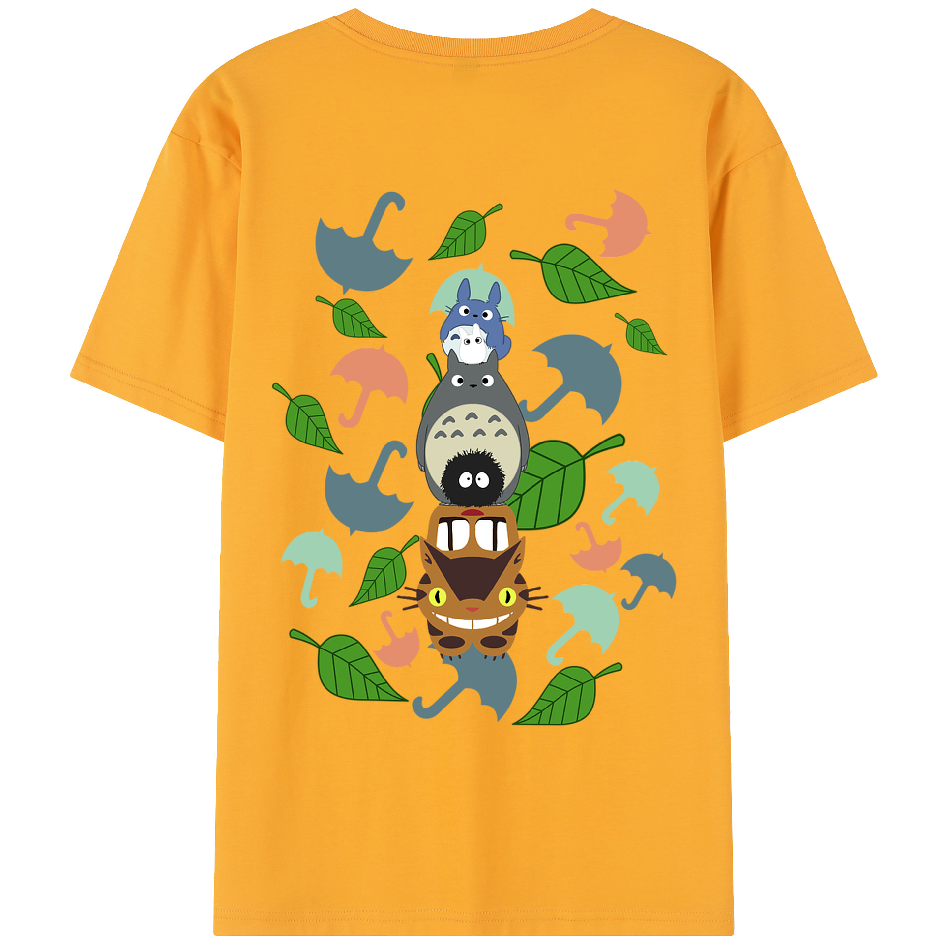 （画像用） となりのトトロ 草壁メイ 草壁サツキ My Neighbor Totoro Satsuki Kusakabe Mei Kusakabe レディース半袖Tシャツ(バックプリント)