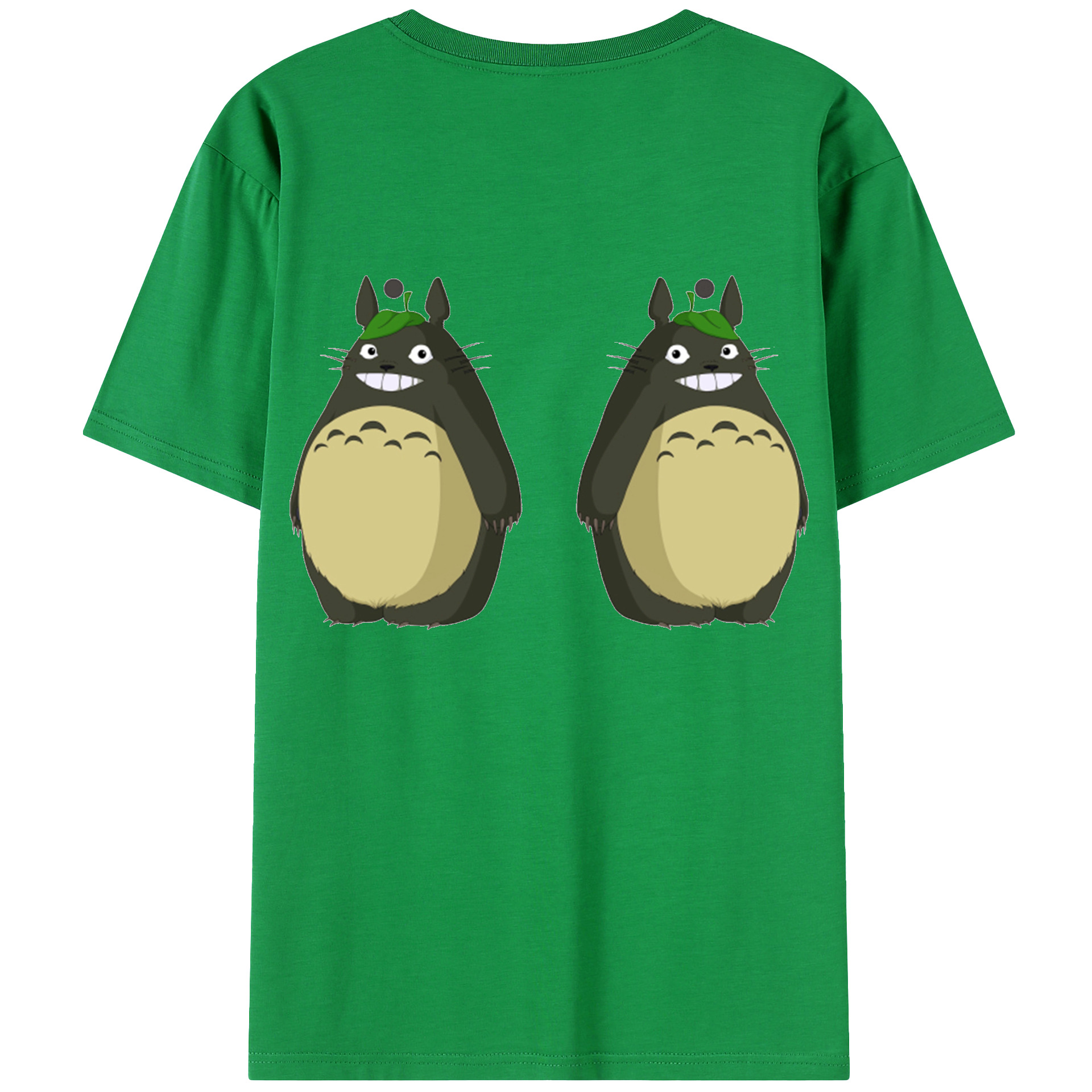 （画像用） となりのトトロ 草壁メイ 草壁サツキ My Neighbor Totoro Satsuki Kusakabe Mei Kusakabe レディース半袖Tシャツ(バックプリント)
