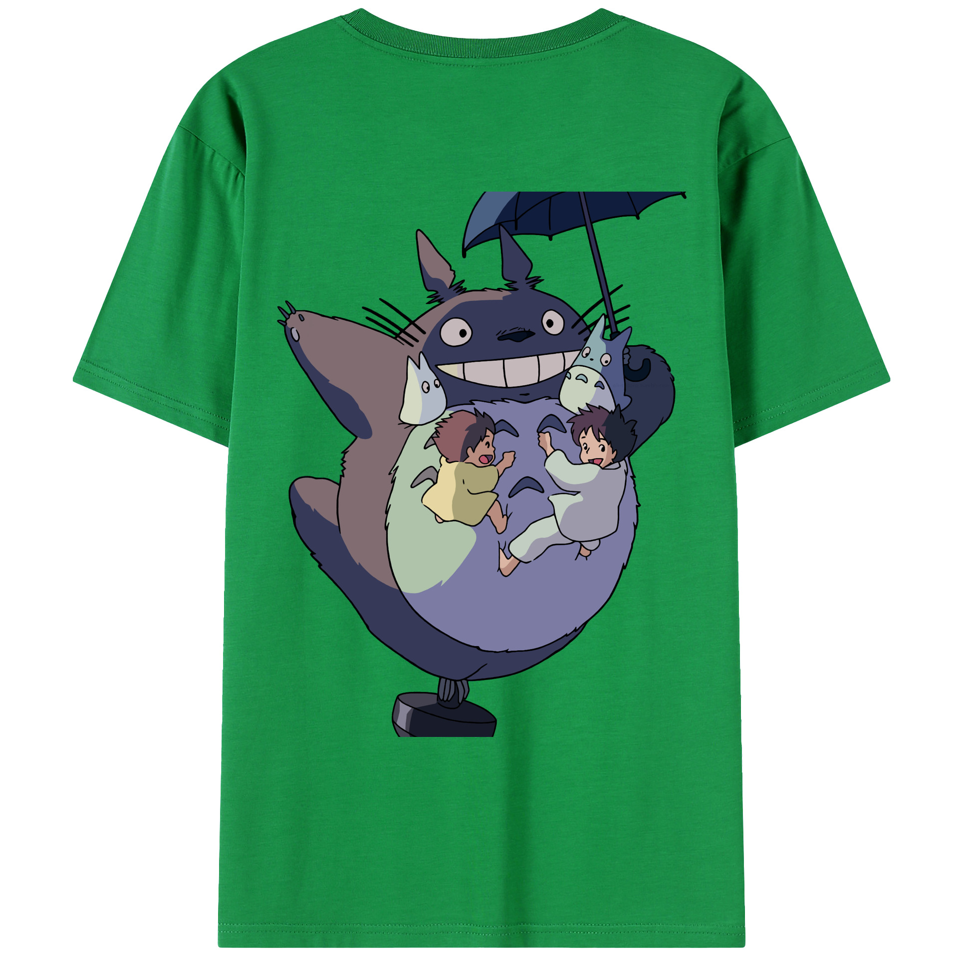 （画像用） となりのトトロ 草壁メイ 草壁サツキ My Neighbor Totoro Satsuki Kusakabe Mei Kusakabe レディース半袖Tシャツ(バックプリント)