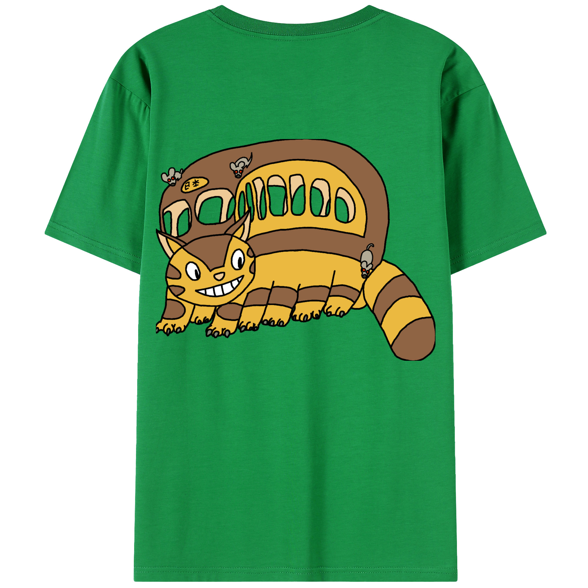 （画像用） となりのトトロ 草壁メイ 草壁サツキ My Neighbor Totoro Satsuki Kusakabe Mei Kusakabe レディース半袖Tシャツ(バックプリント)