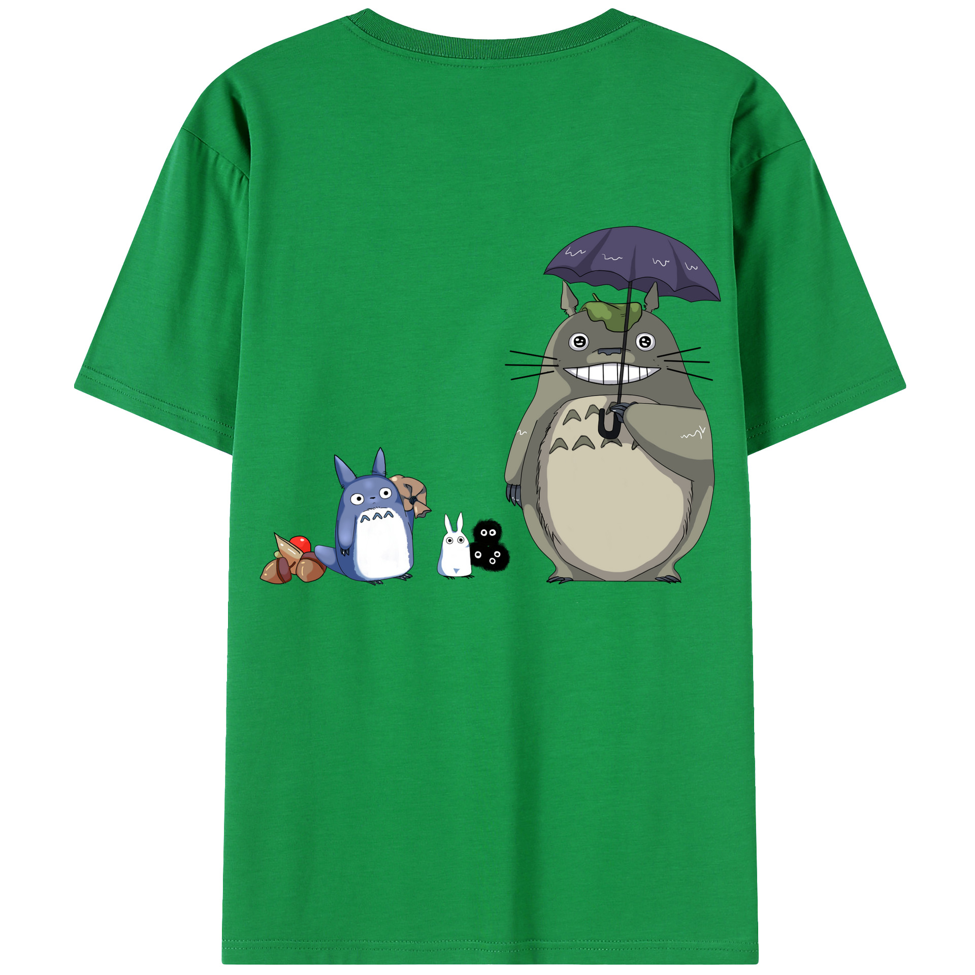 （画像用） となりのトトロ 草壁メイ 草壁サツキ My Neighbor Totoro Satsuki Kusakabe Mei Kusakabe レディース半袖Tシャツ(バックプリント)
