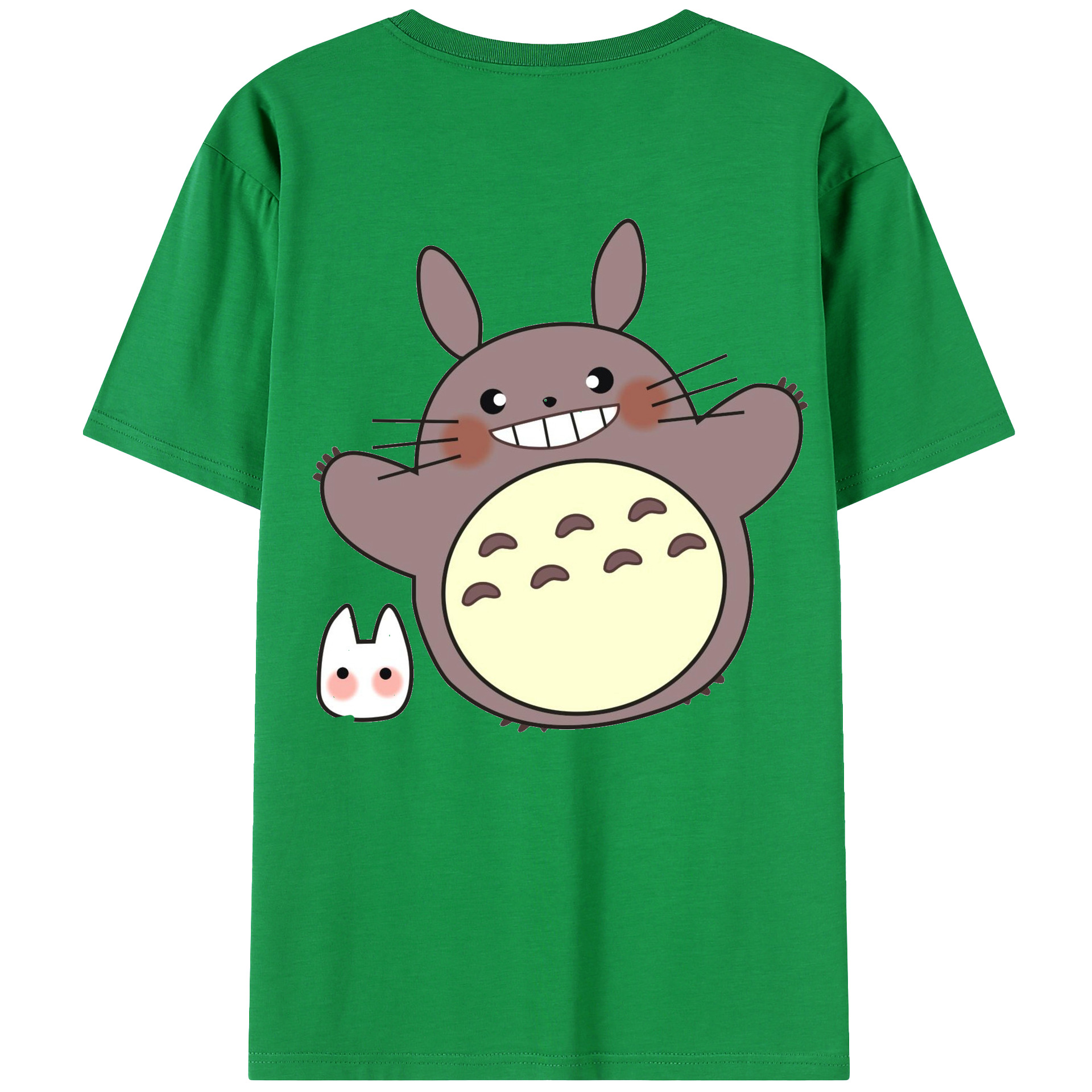 （画像用） となりのトトロ 草壁メイ 草壁サツキ My Neighbor Totoro Satsuki Kusakabe Mei Kusakabe レディース半袖Tシャツ(バックプリント)