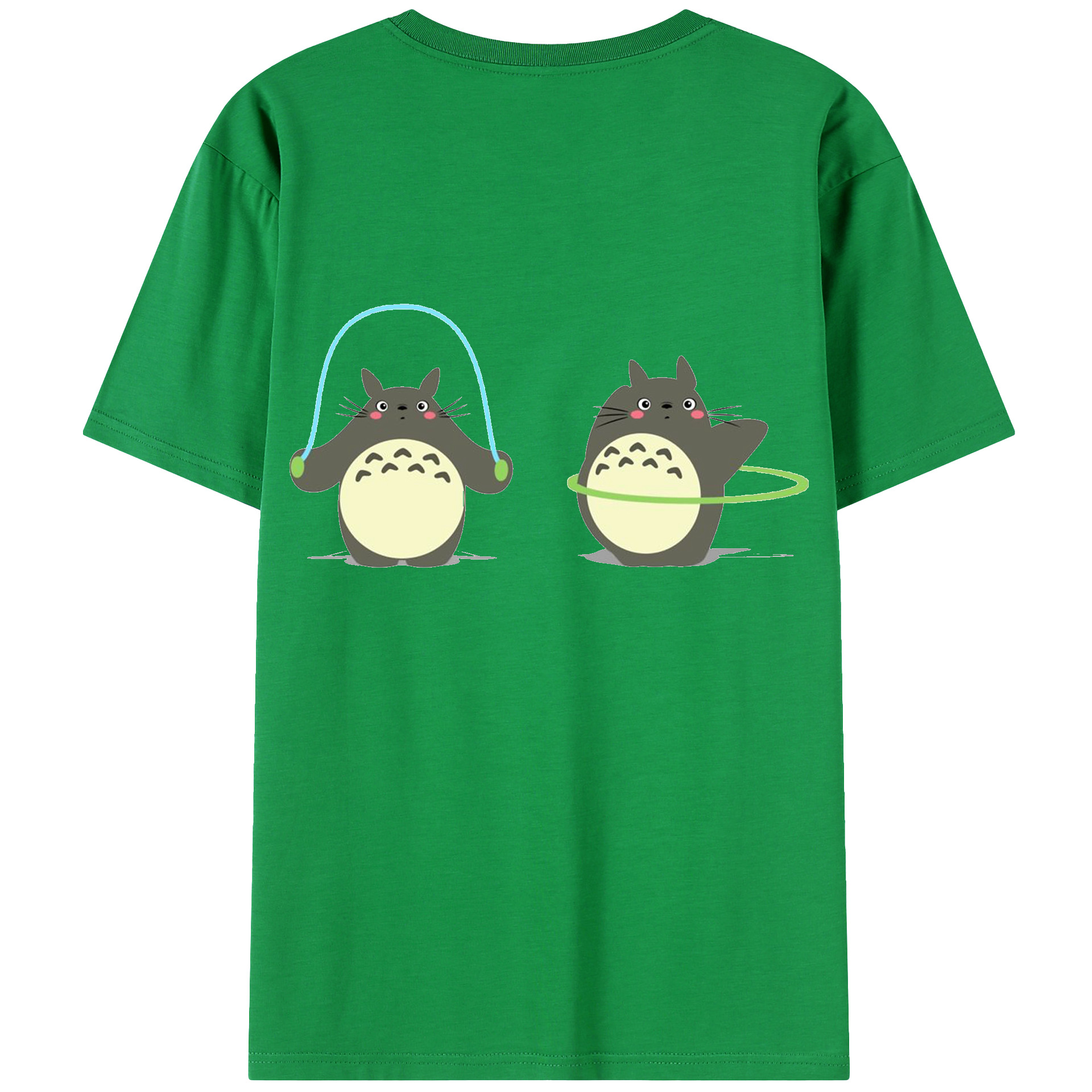 （画像用） となりのトトロ 草壁メイ 草壁サツキ My Neighbor Totoro Satsuki Kusakabe Mei Kusakabe レディース半袖Tシャツ(バックプリント)
