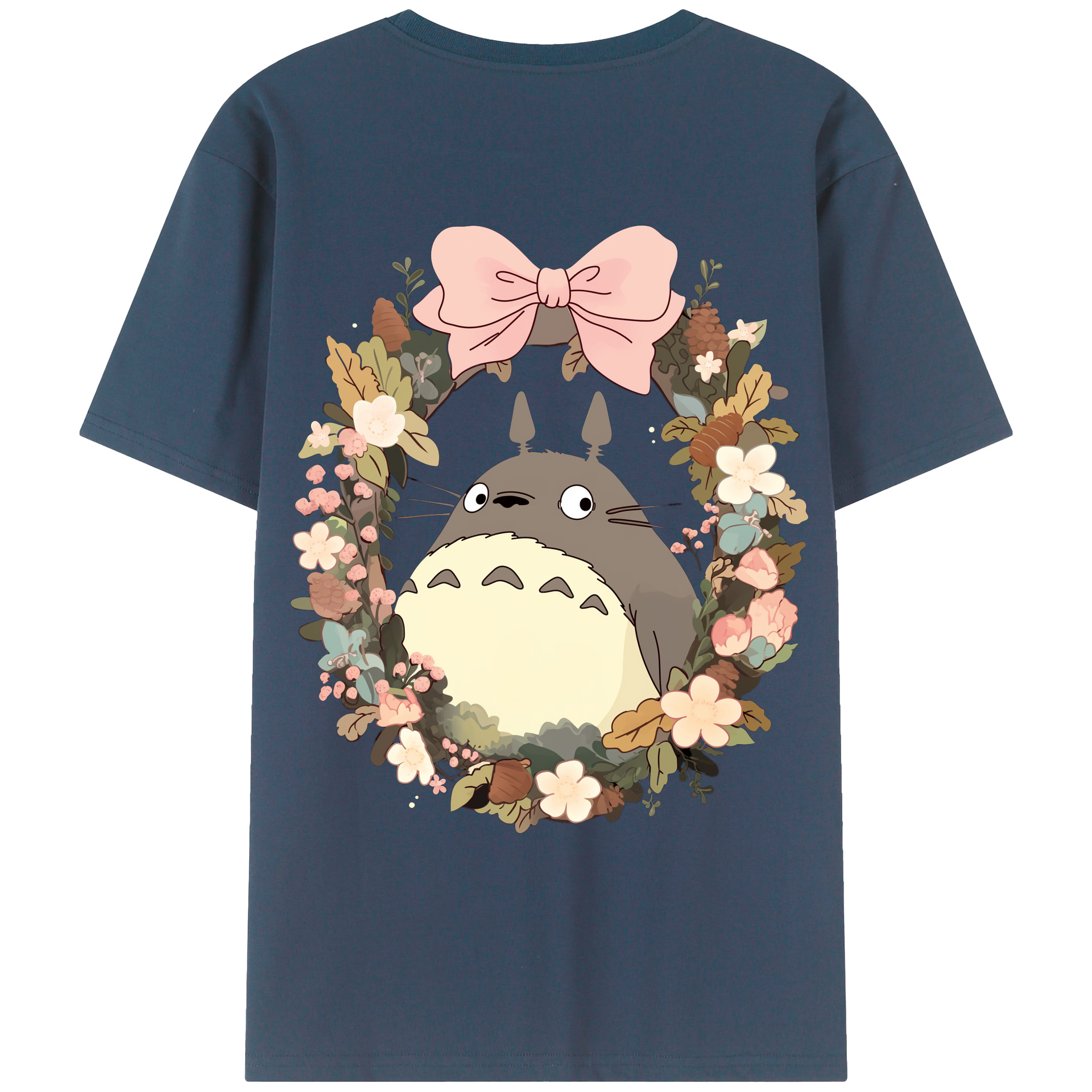 （画像用） となりのトトロ 草壁メイ 草壁サツキ My Neighbor Totoro Satsuki Kusakabe Mei Kusakabe レディース半袖Tシャツ(バックプリント)