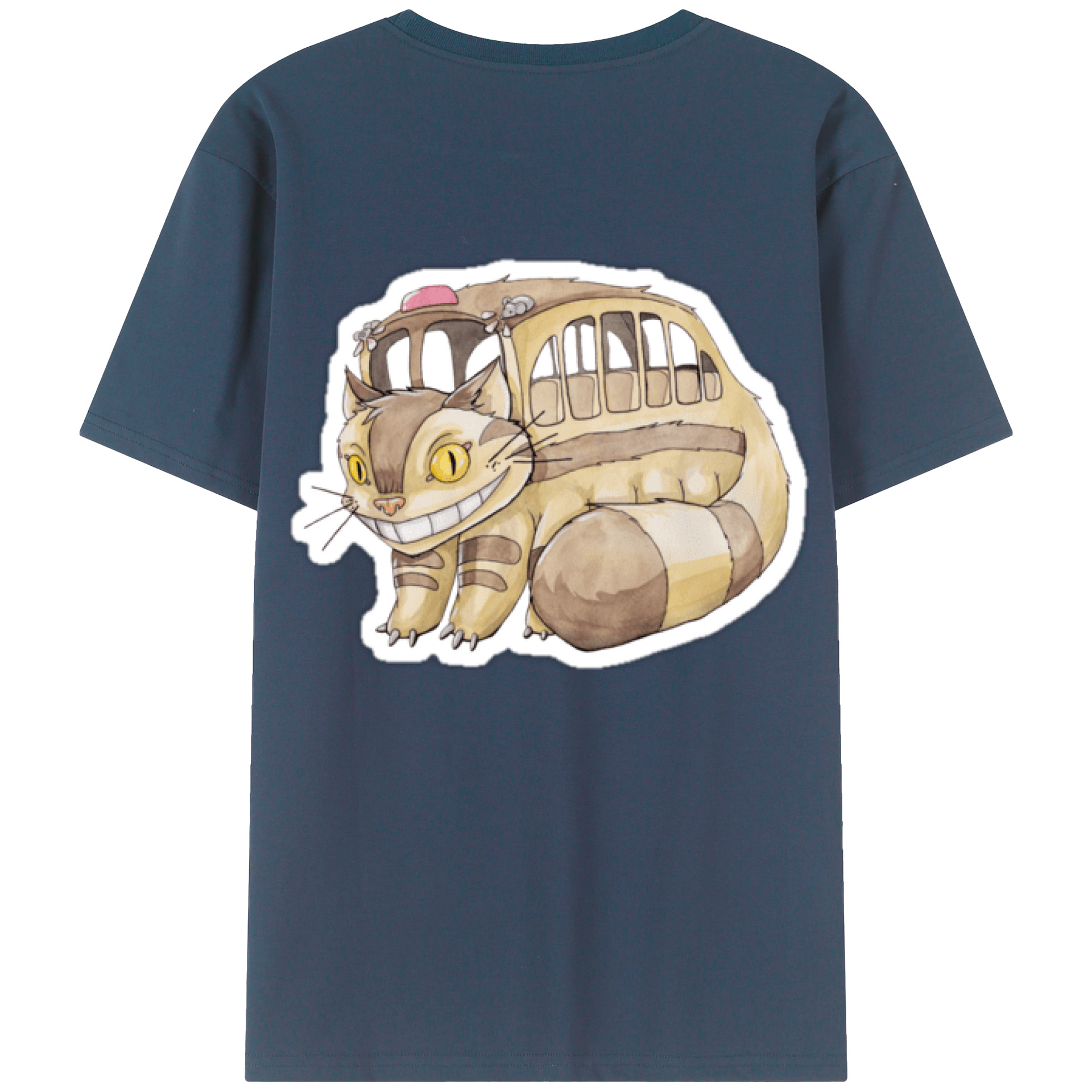 （画像用） となりのトトロ 草壁メイ 草壁サツキ My Neighbor Totoro Satsuki Kusakabe Mei Kusakabe レディース半袖Tシャツ(バックプリント)