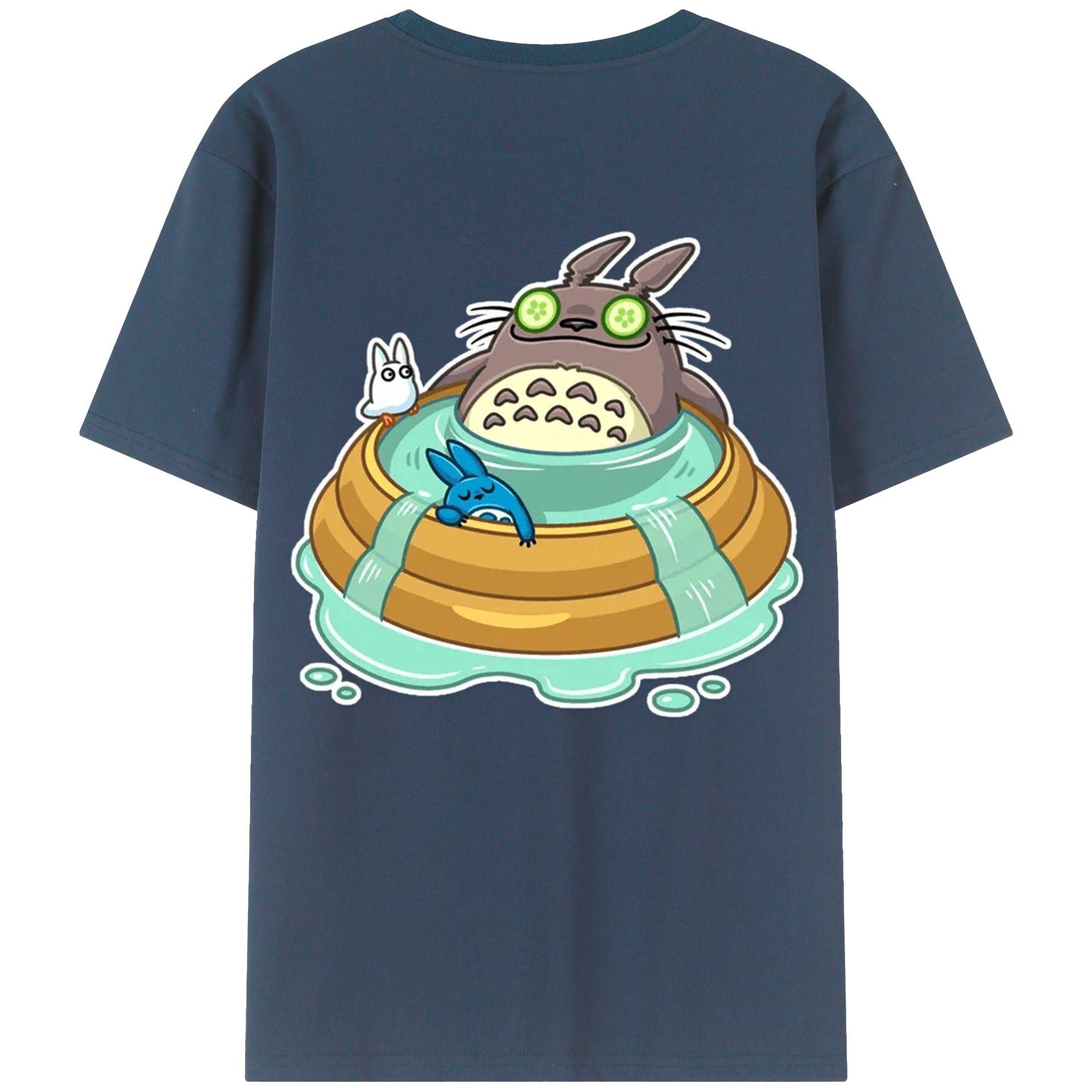 （画像用） となりのトトロ 草壁メイ 草壁サツキ My Neighbor Totoro Satsuki Kusakabe Mei Kusakabe レディース半袖Tシャツ(バックプリント)
