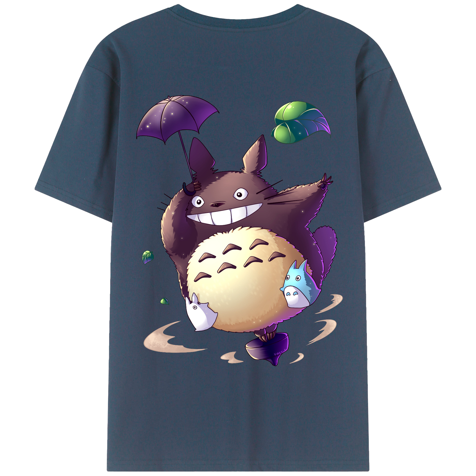 （画像用） となりのトトロ 草壁メイ 草壁サツキ My Neighbor Totoro Satsuki Kusakabe Mei Kusakabe レディース半袖Tシャツ(バックプリント)