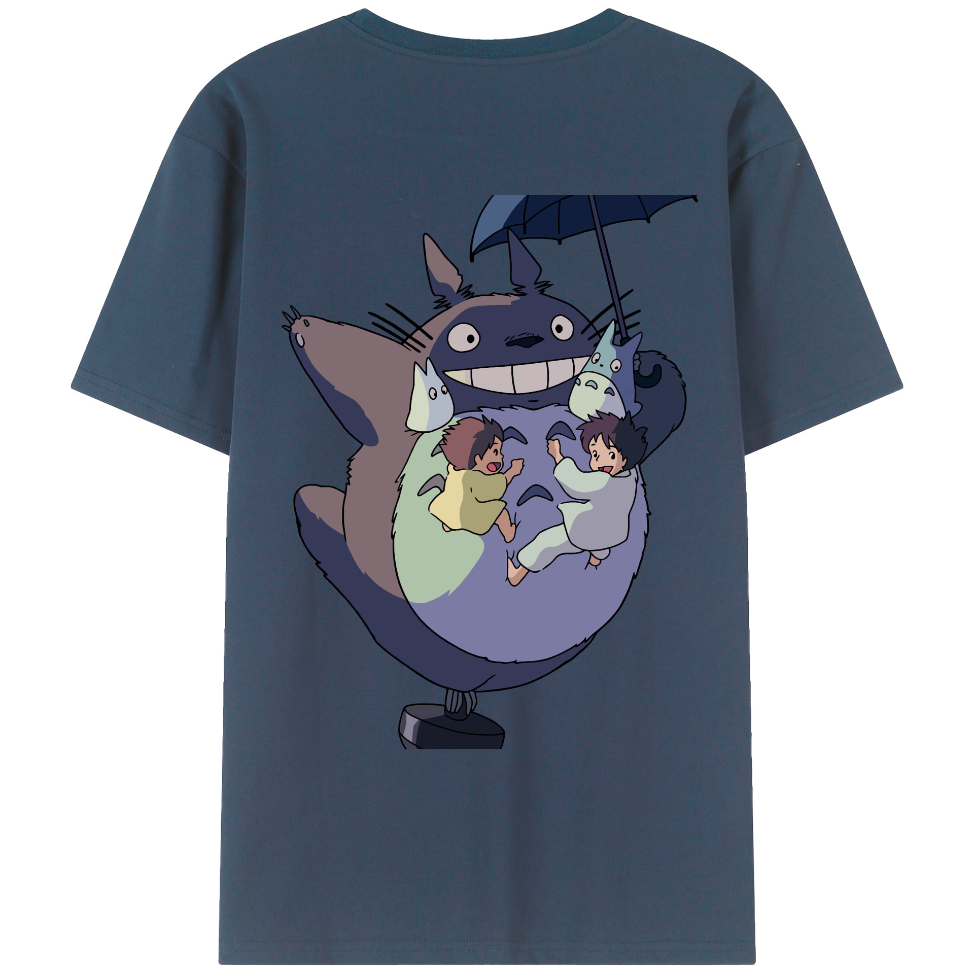 （画像用） となりのトトロ 草壁メイ 草壁サツキ My Neighbor Totoro Satsuki Kusakabe Mei Kusakabe レディース半袖Tシャツ(バックプリント)
