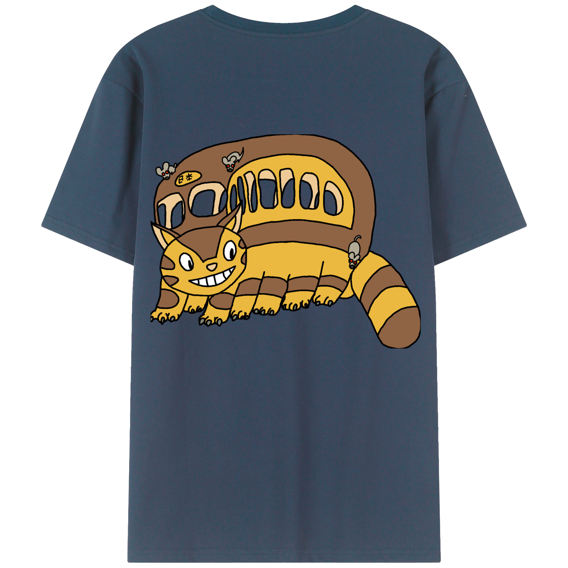 （画像用） となりのトトロ 草壁メイ 草壁サツキ My Neighbor Totoro Satsuki Kusakabe Mei Kusakabe レディース半袖Tシャツ(バックプリント)