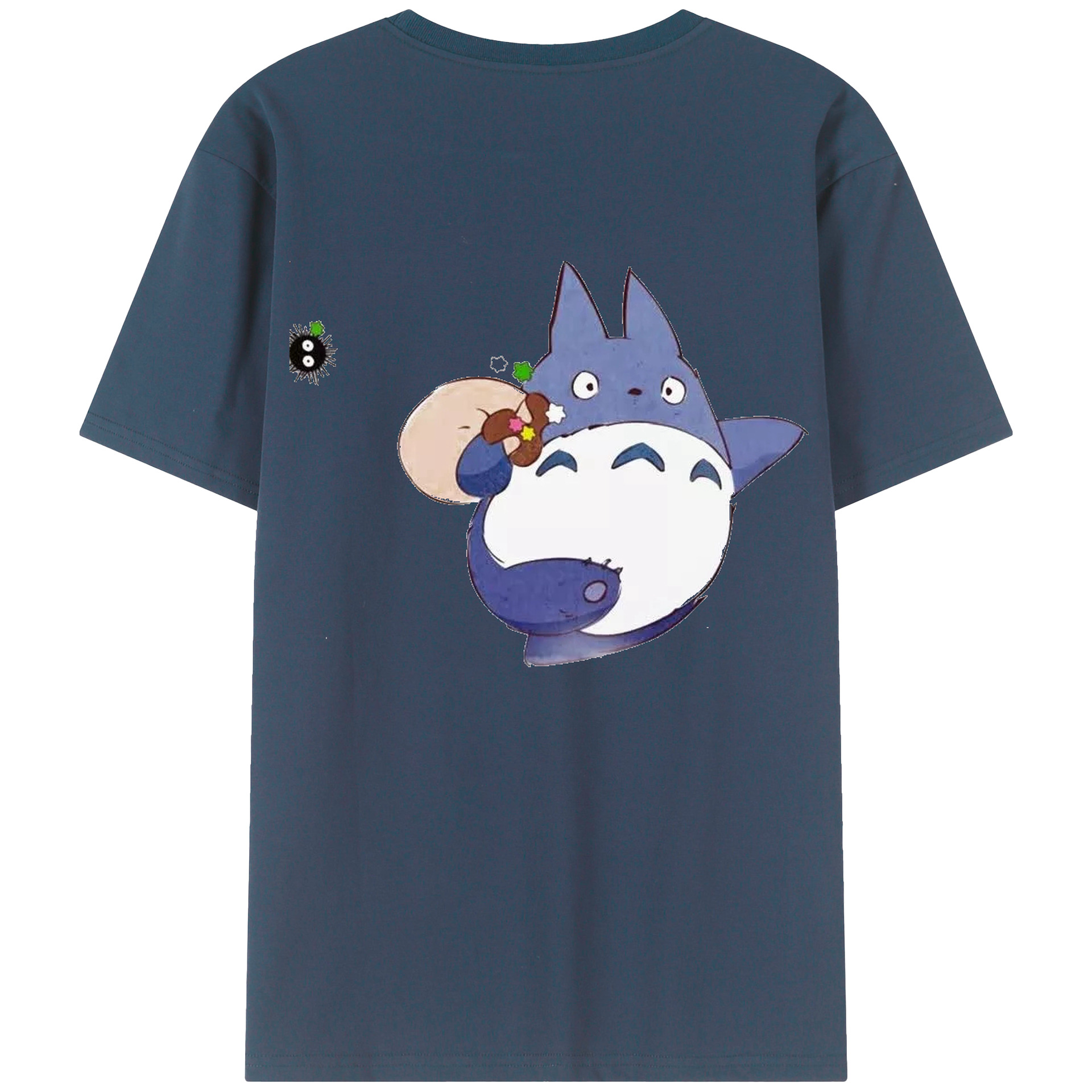 （画像用） となりのトトロ 草壁メイ 草壁サツキ My Neighbor Totoro Satsuki Kusakabe Mei Kusakabe レディース半袖Tシャツ(バックプリント)
