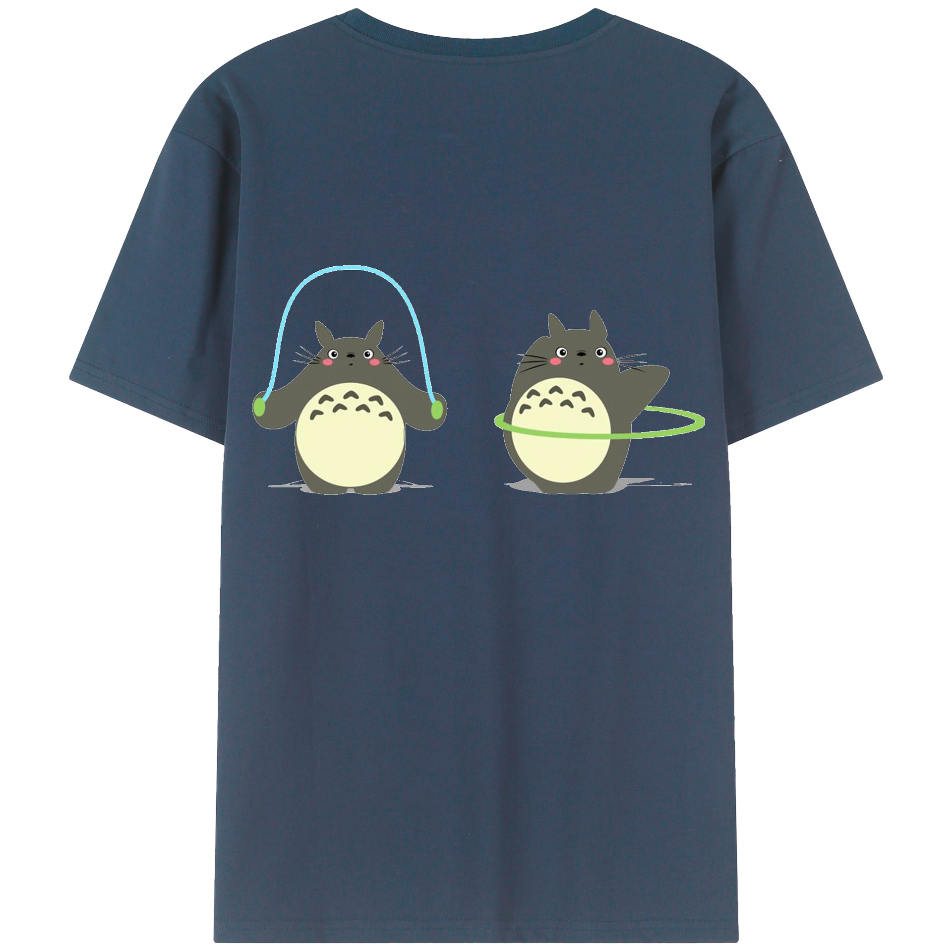 （画像用） となりのトトロ 草壁メイ 草壁サツキ My Neighbor Totoro Satsuki Kusakabe Mei Kusakabe レディース半袖Tシャツ(バックプリント)