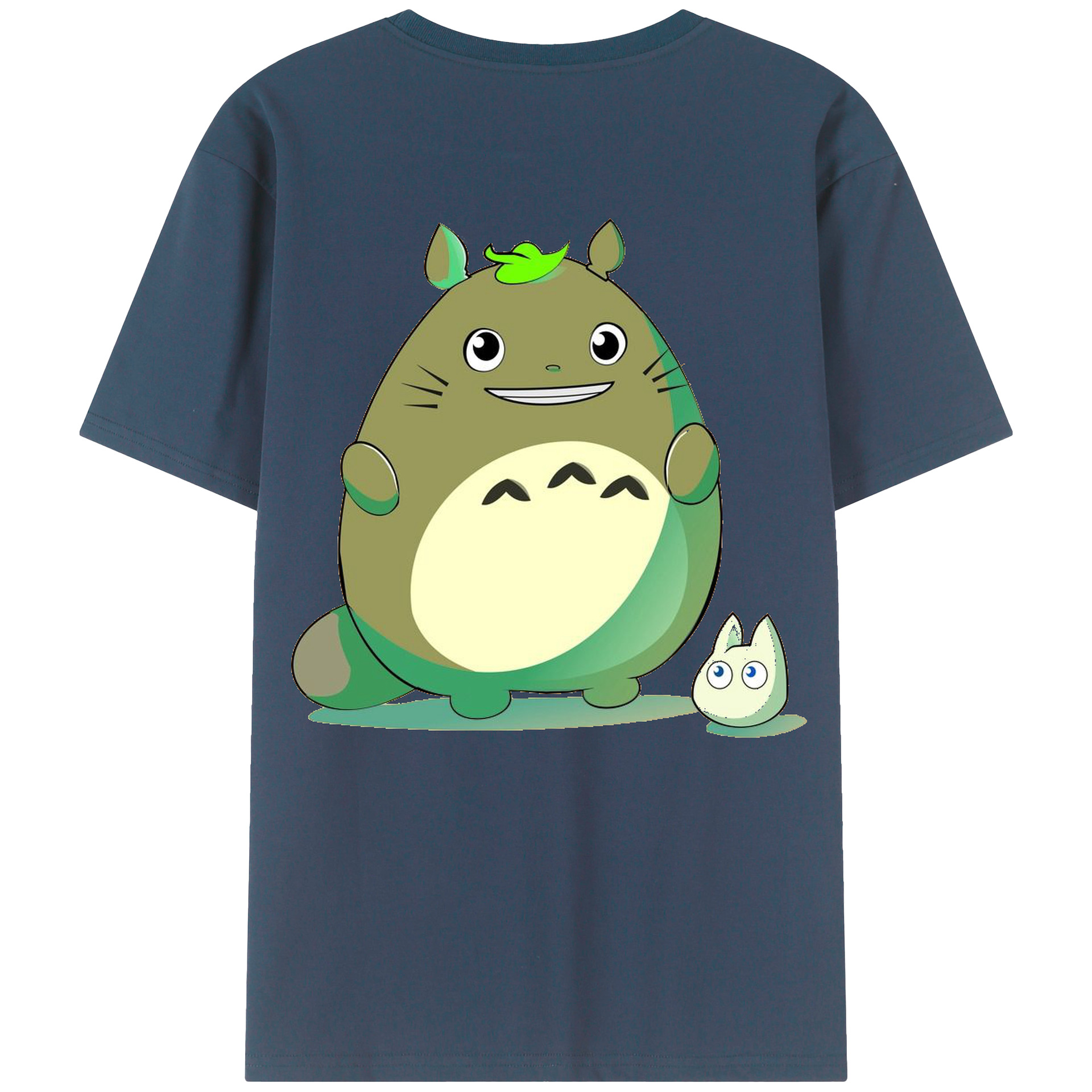 （画像用） となりのトトロ 草壁メイ 草壁サツキ My Neighbor Totoro Satsuki Kusakabe Mei Kusakabe レディース半袖Tシャツ(バックプリント)