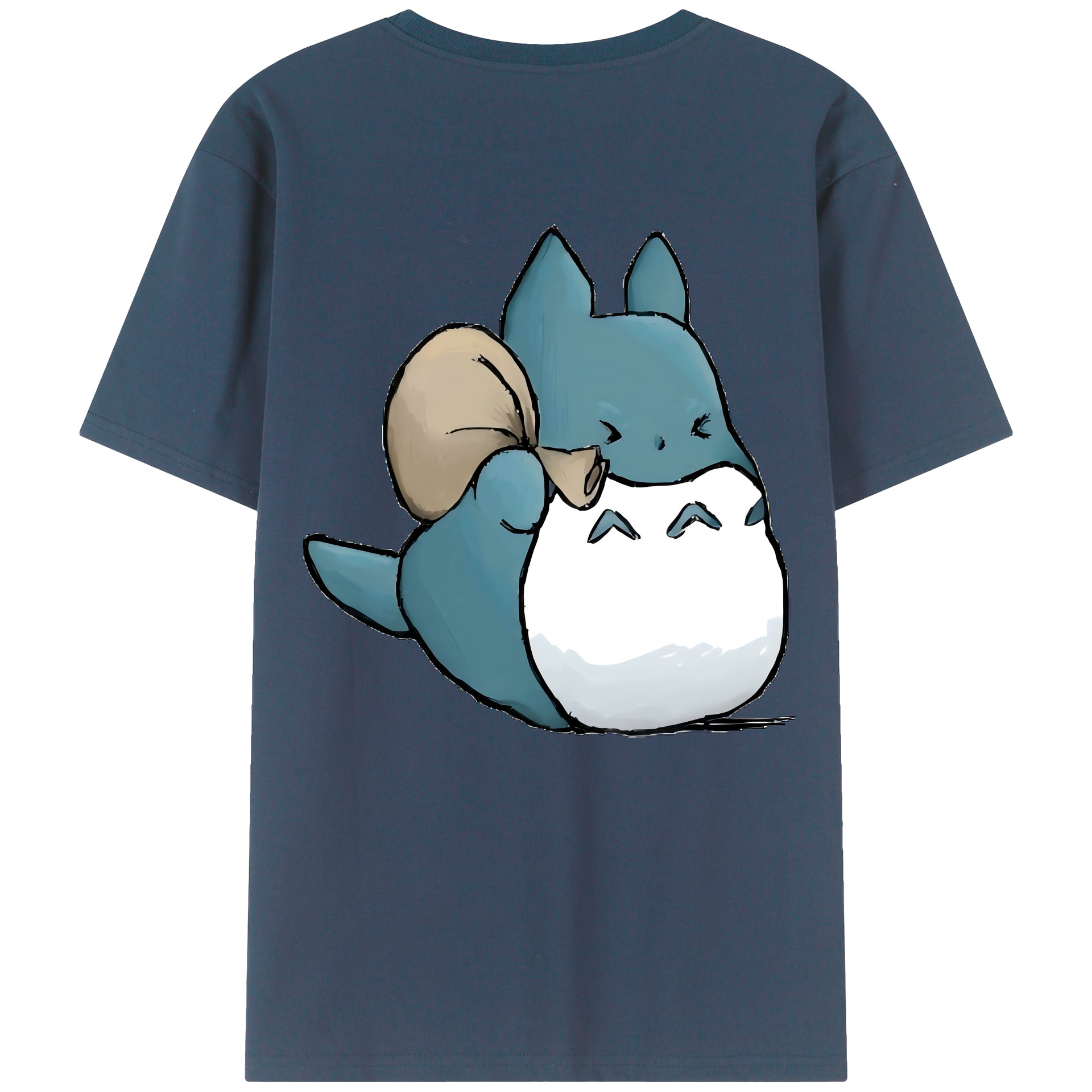 （画像用） となりのトトロ 草壁メイ 草壁サツキ My Neighbor Totoro Satsuki Kusakabe Mei Kusakabe レディース半袖Tシャツ(バックプリント)