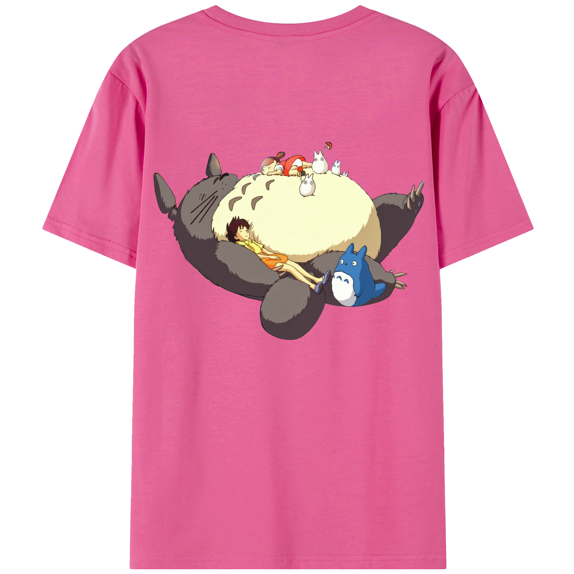 （画像用） となりのトトロ 草壁メイ 草壁サツキ My Neighbor Totoro Satsuki Kusakabe Mei Kusakabe レディース半袖Tシャツ(バックプリント)