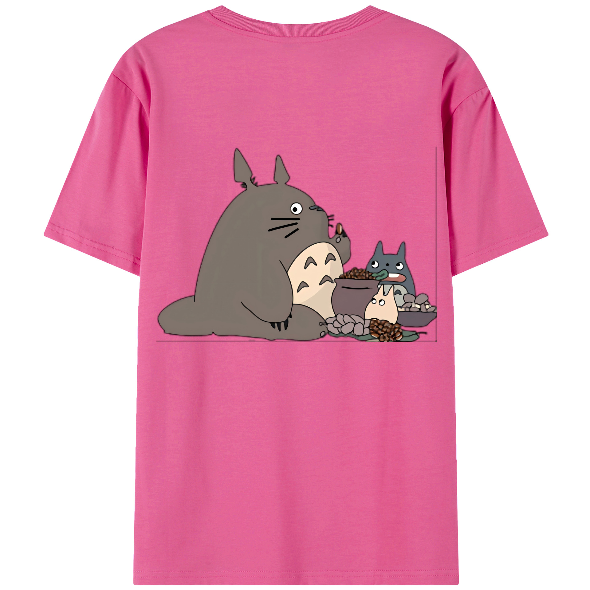 （画像用） となりのトトロ 草壁メイ 草壁サツキ My Neighbor Totoro Satsuki Kusakabe Mei Kusakabe レディース半袖Tシャツ(バックプリント)