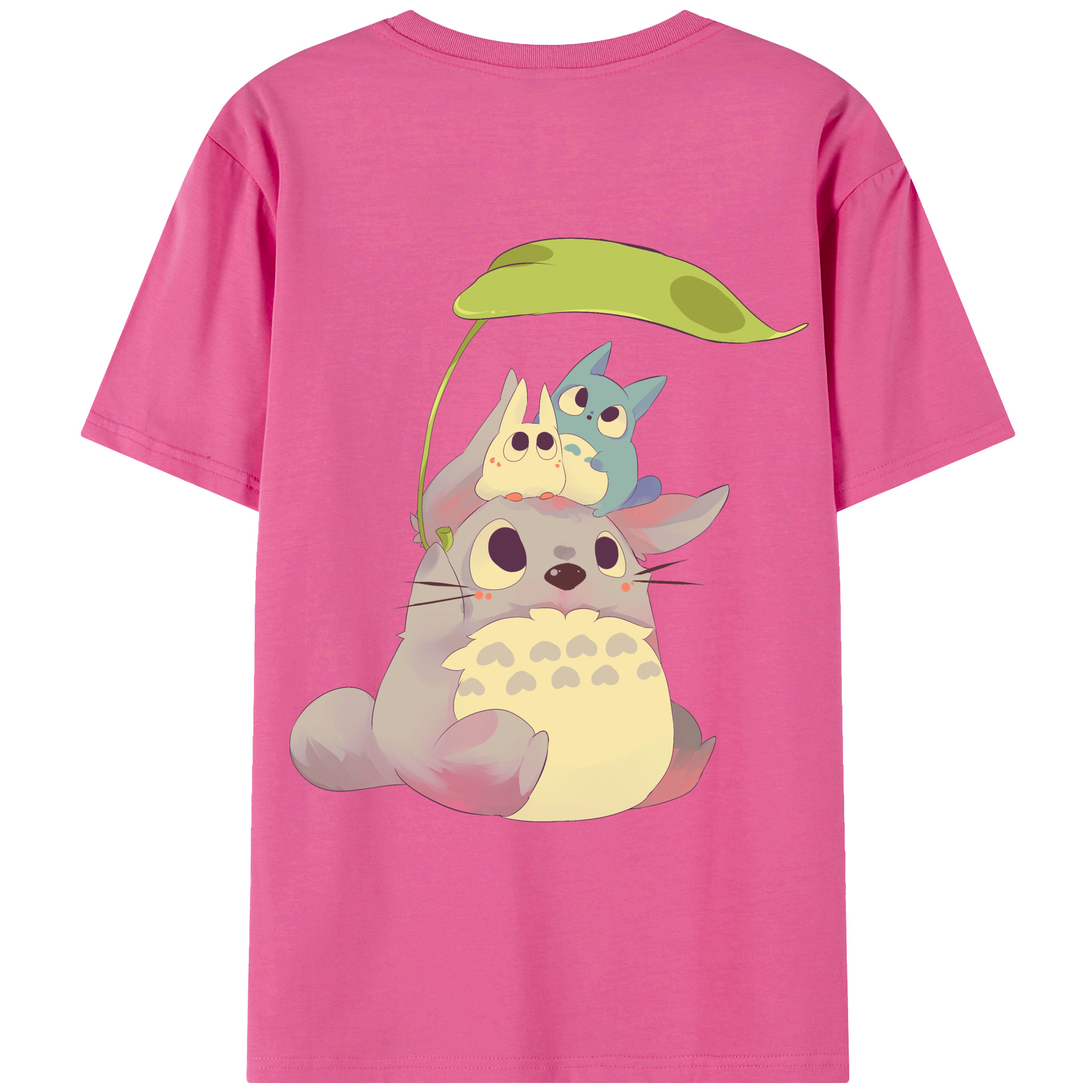 （画像用） となりのトトロ 草壁メイ 草壁サツキ My Neighbor Totoro Satsuki Kusakabe Mei Kusakabe レディース半袖Tシャツ(バックプリント)