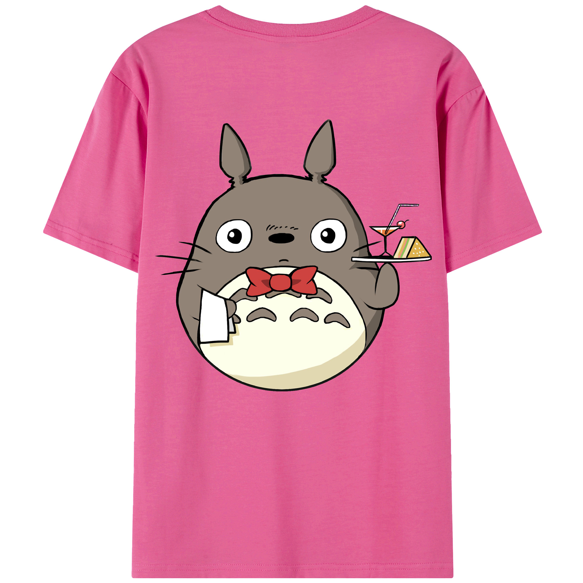 （画像用） となりのトトロ 草壁メイ 草壁サツキ My Neighbor Totoro Satsuki Kusakabe Mei Kusakabe レディース半袖Tシャツ(バックプリント)