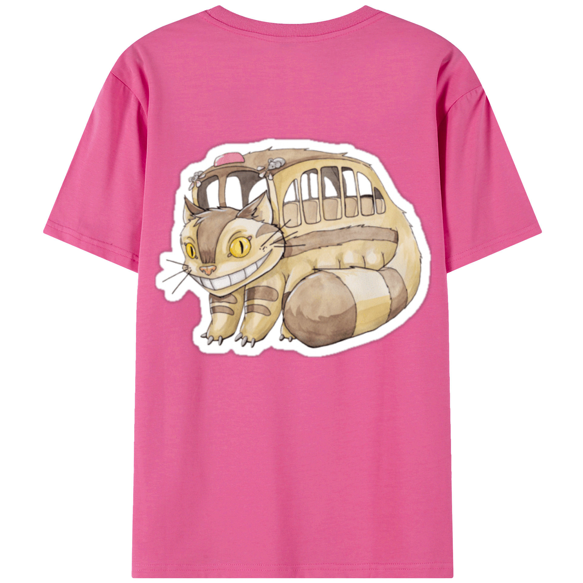 （画像用） となりのトトロ 草壁メイ 草壁サツキ My Neighbor Totoro Satsuki Kusakabe Mei Kusakabe レディース半袖Tシャツ(バックプリント)