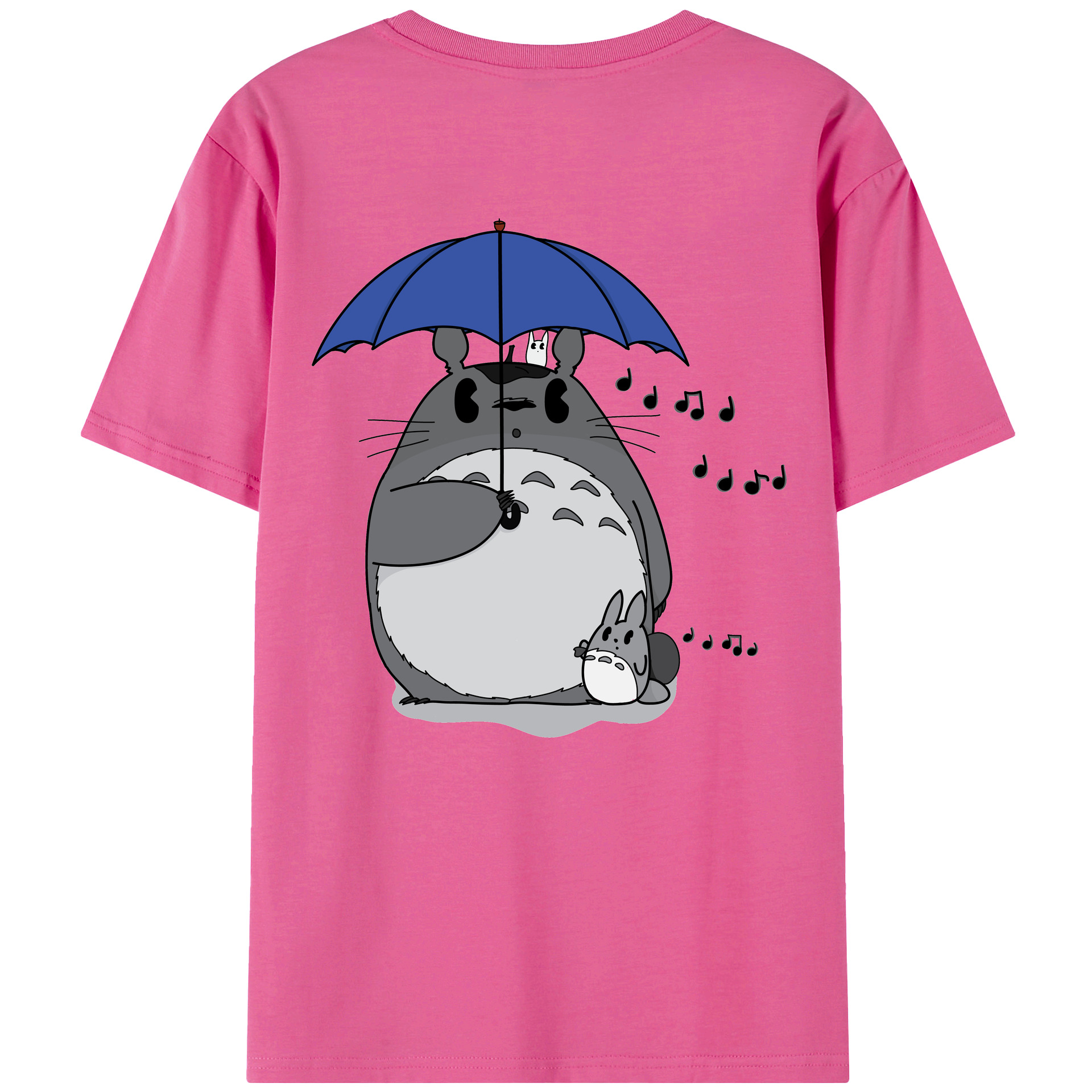 （画像用） となりのトトロ 草壁メイ 草壁サツキ My Neighbor Totoro Satsuki Kusakabe Mei Kusakabe レディース半袖Tシャツ(バックプリント)